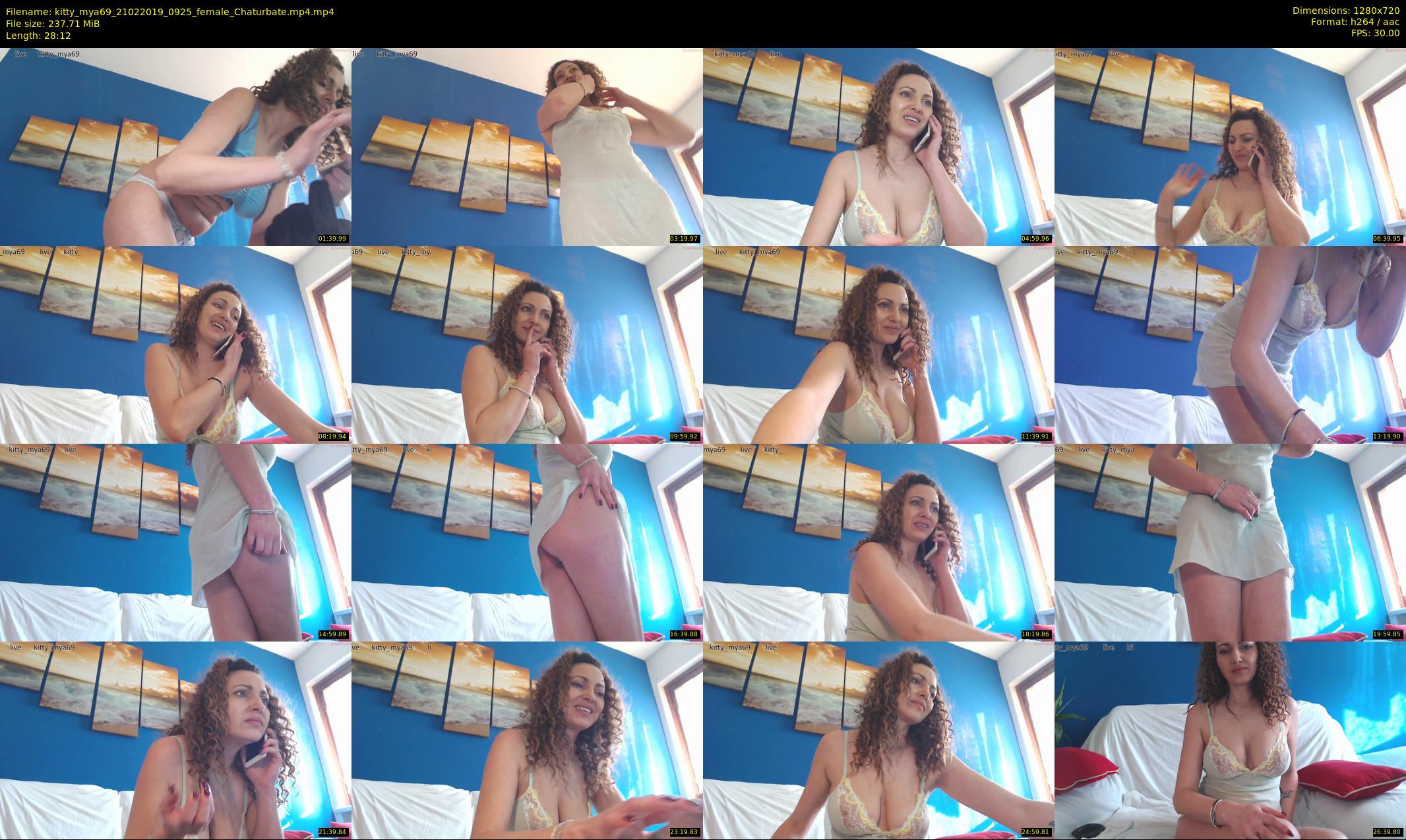 kitty_mya69 — 29 minute Chaturbate female cam show recording, 720p, Feb 21, 2019