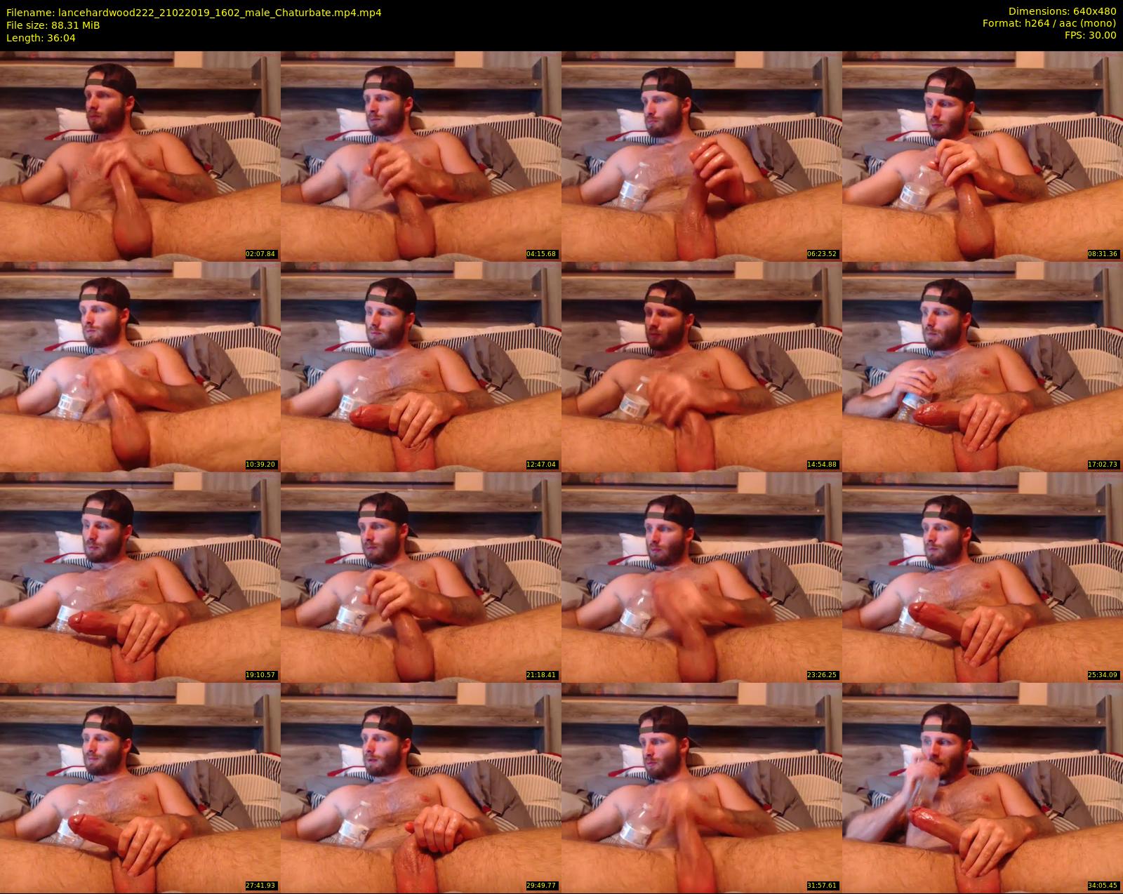 lancehardwood222 — 37 minute Chaturbate male cam show recording, 480p, Feb 21, 2019