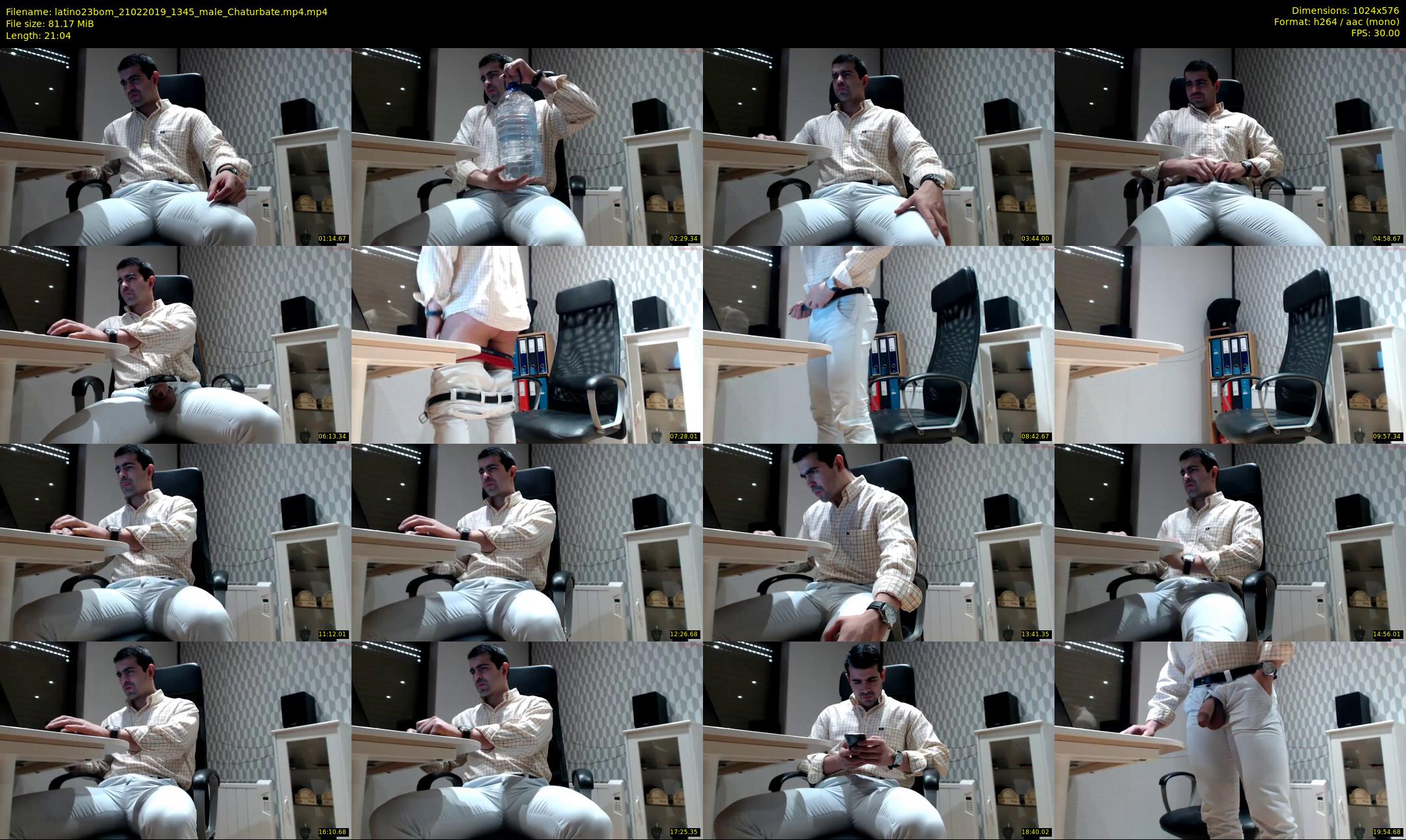 latino23bom — 22 minute Chaturbate male cam show recording, 480p, Feb 21, 2019