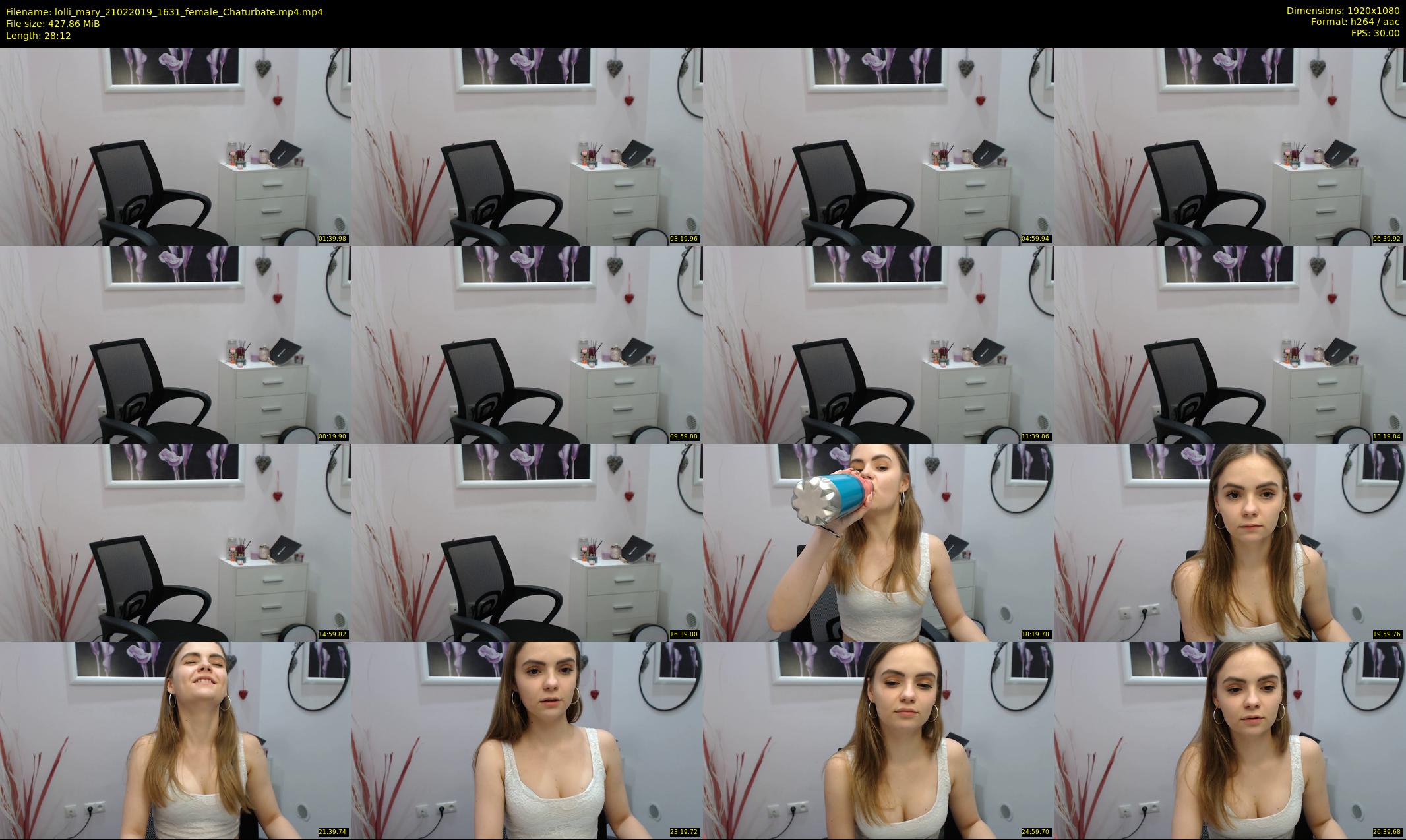 lolli_mary — 29 minute Chaturbate female cam show recording, 1080p, Feb 21, 2019