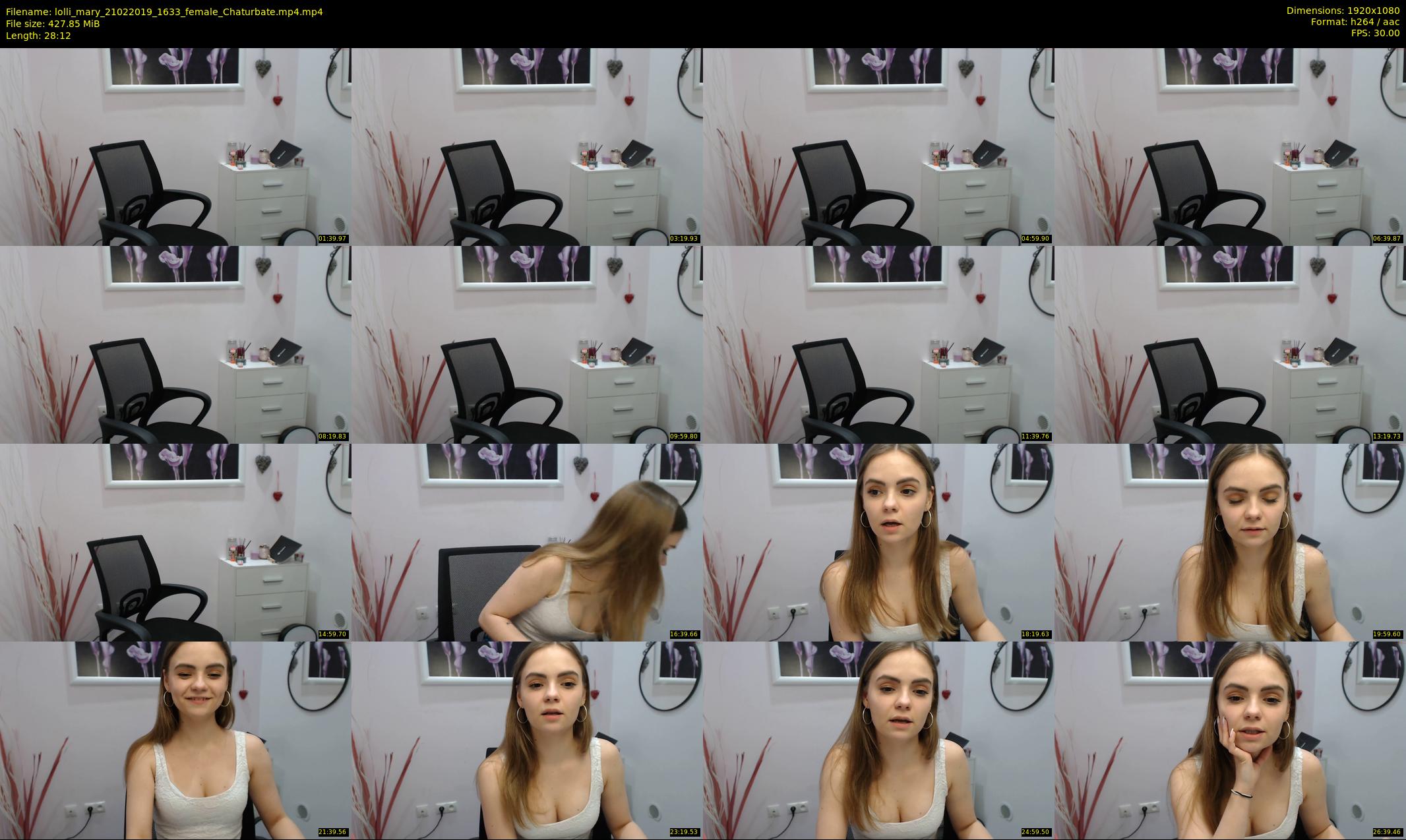 lolli_mary — 29 minute Chaturbate female cam show recording, 1080p, Feb 21, 2019