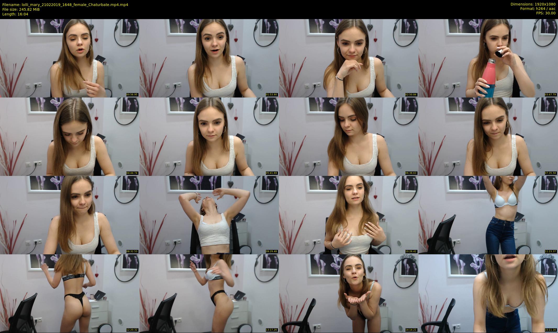 lolli_mary — 17 minute Chaturbate female cam show recording, 1080p, Feb 21, 2019