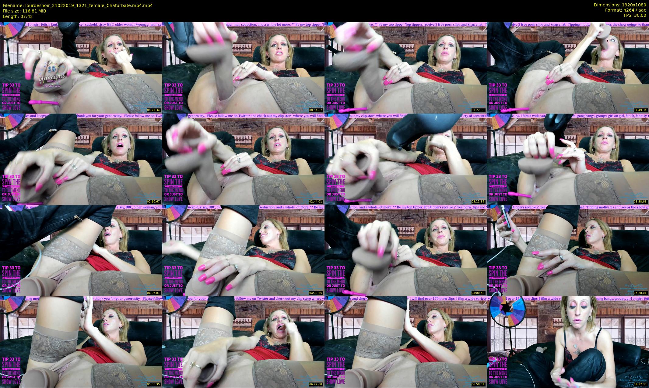 lourdesnoir — 8 minute Chaturbate female cam show recording, 1080p, Feb 21, 2019