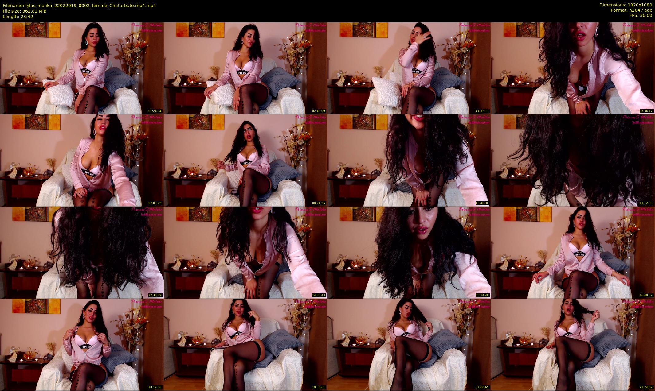 lylas_malika — 24 minute Chaturbate female cam show recording, 1080p, Feb 22, 2019