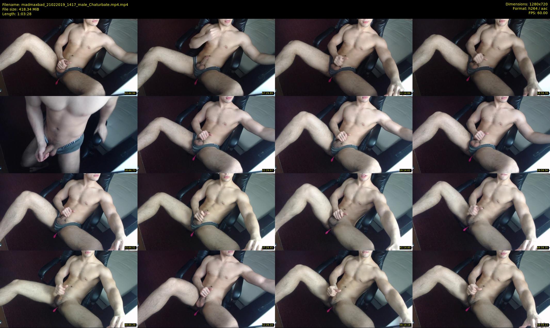 madmaxbad — 64 minute Chaturbate male cam show recording, 720p, Feb 21, 2019