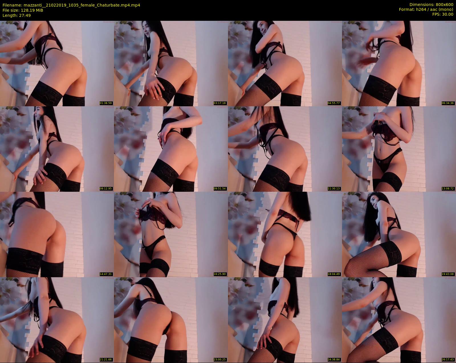 mazzanti_ — 28 minute Chaturbate female cam show recording, 480p, Feb 21, 2019