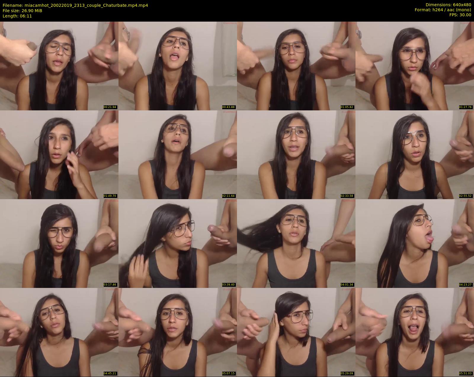 miacamhot — 7 minute Chaturbate couple cam show recording, 480p, Feb 20, 2019