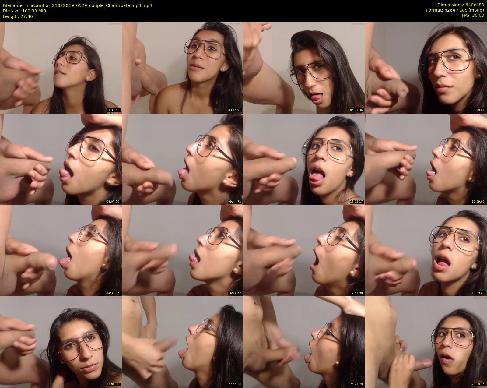 miacamhot — 28 minute Chaturbate couple cam show recording, 480p, Feb 21, 2019