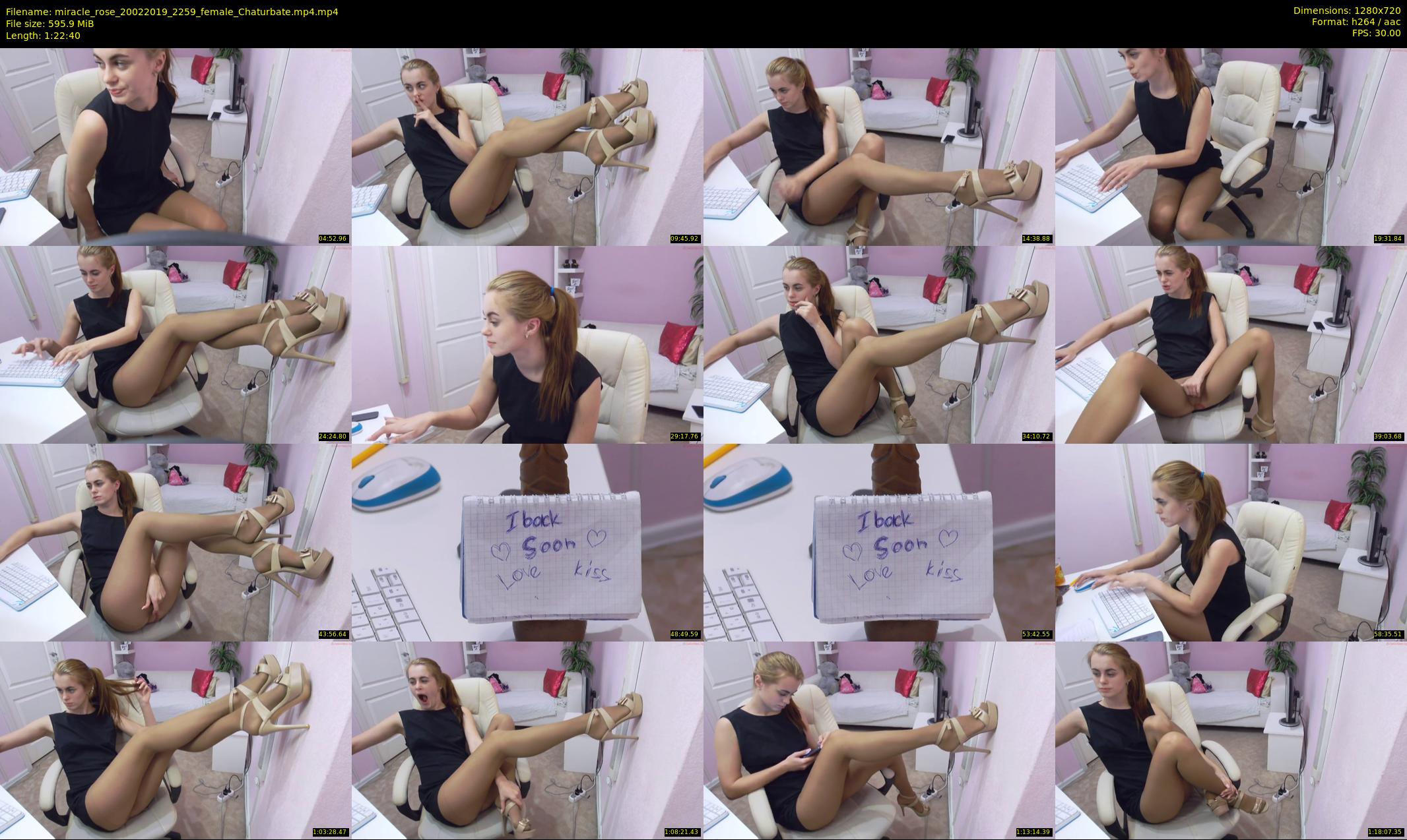 miracle_rose — 83 minute Chaturbate female cam show recording, 720p, Feb 20, 2019