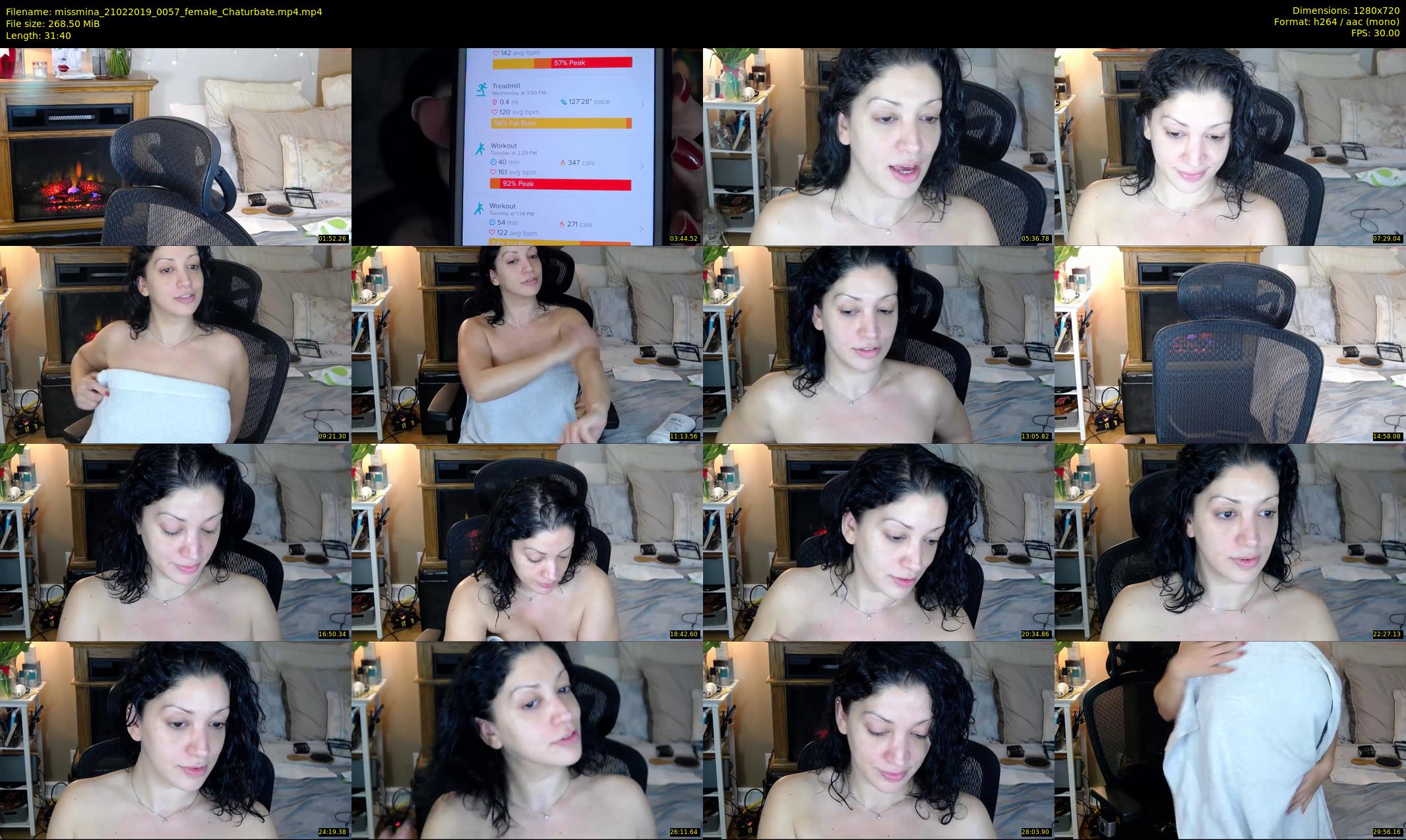 missmina — 32 minute Chaturbate female cam show recording, 720p, Feb 21, 2019
