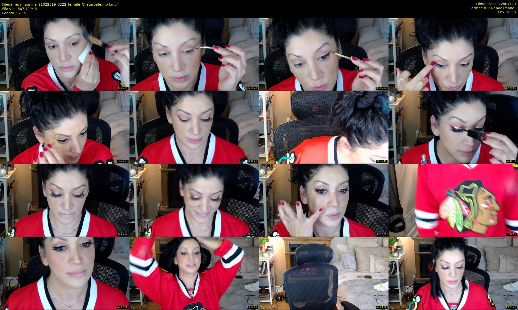 missmina — 53 minute Chaturbate female cam show recording, 720p, Feb 21, 2019