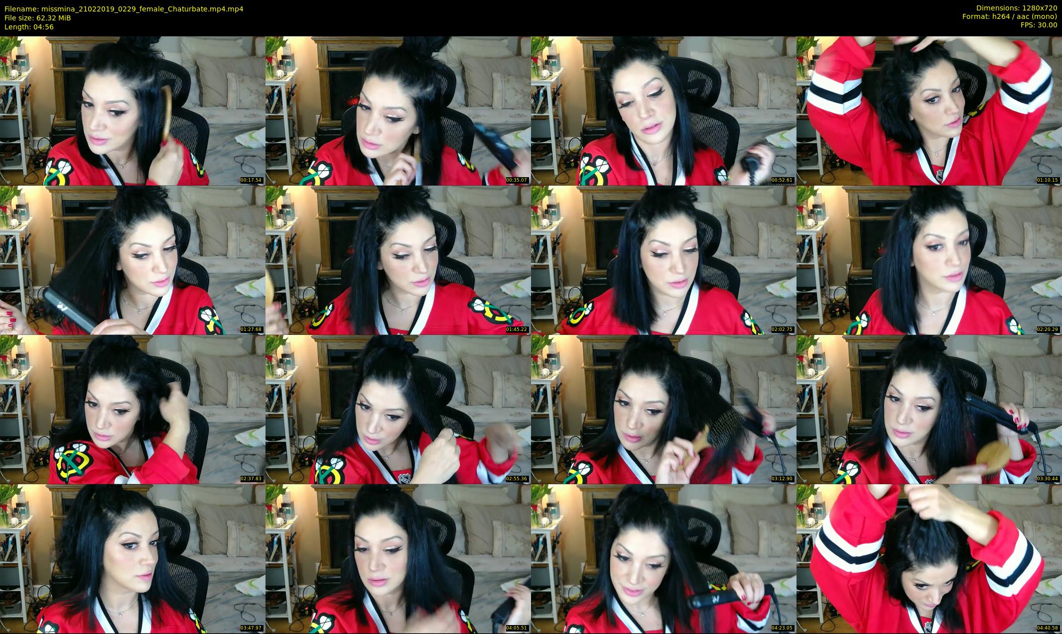 missmina — 5 minute Chaturbate female cam show recording, 720p, Feb 21, 2019