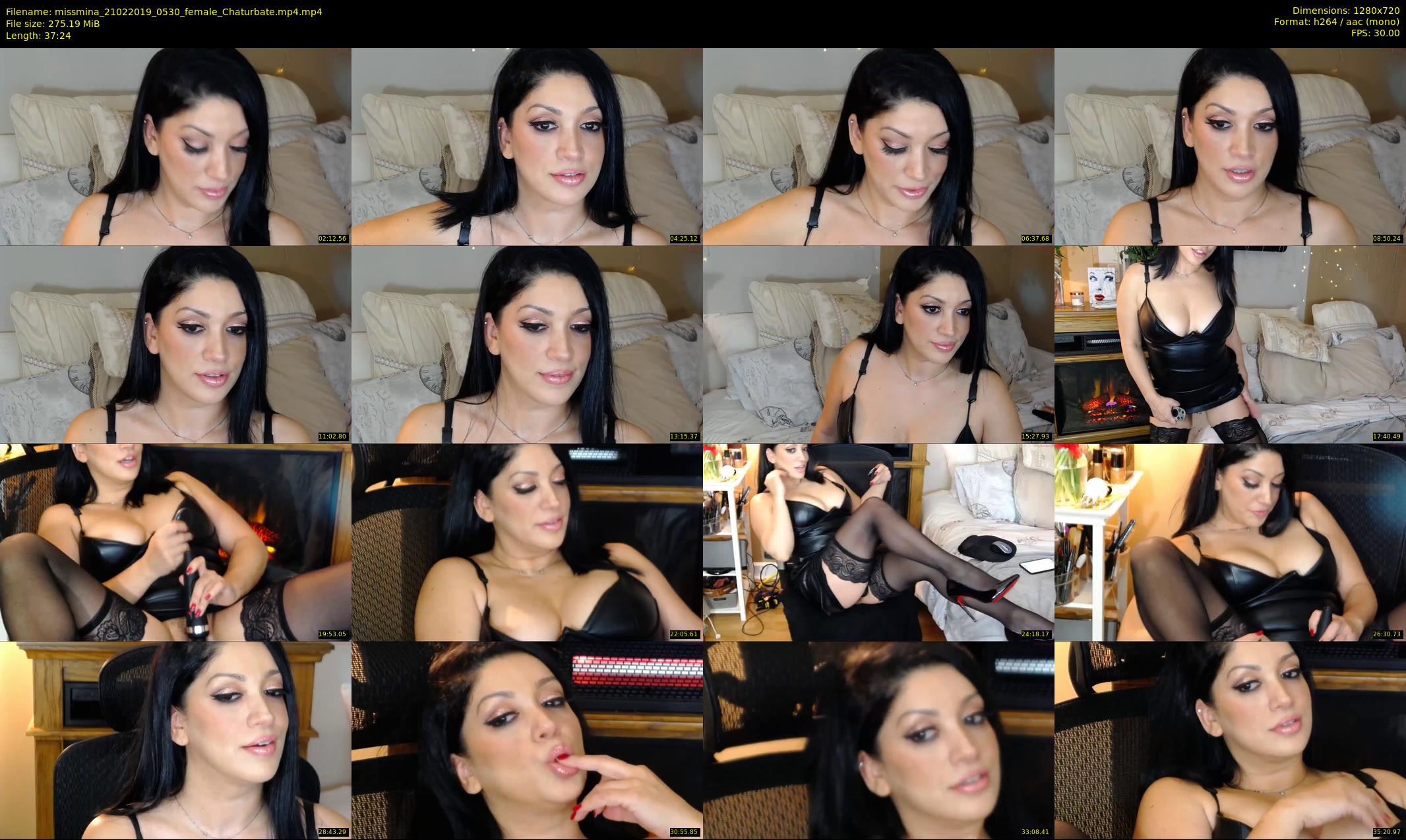 missmina — 38 minute Chaturbate female cam show recording, 720p, Feb 21, 2019