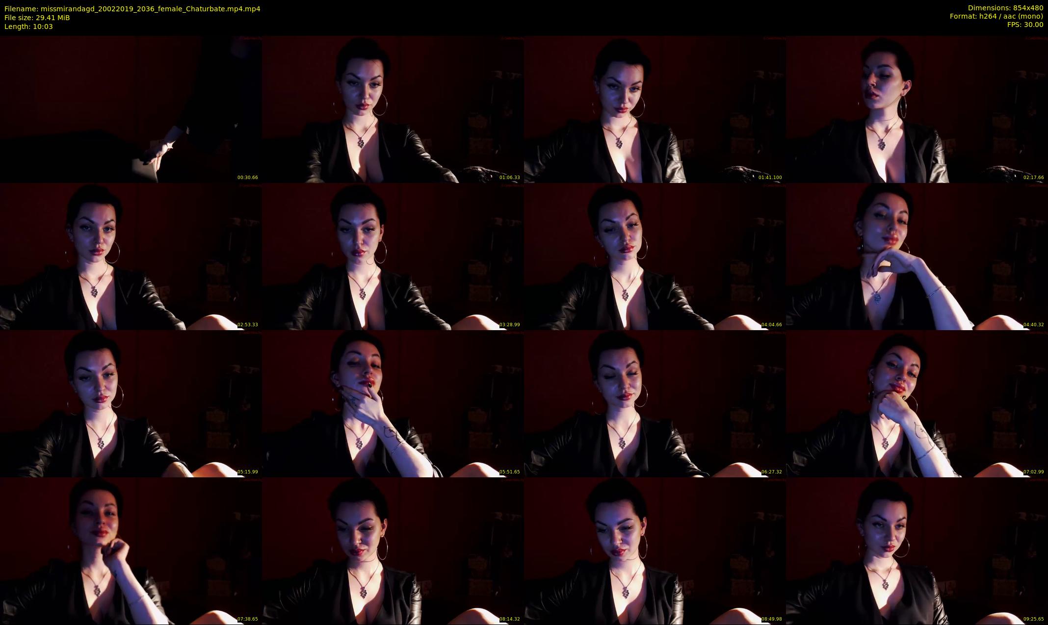missmirandagd — 11 minute Chaturbate female cam show recording, 480p, Feb 20, 2019
