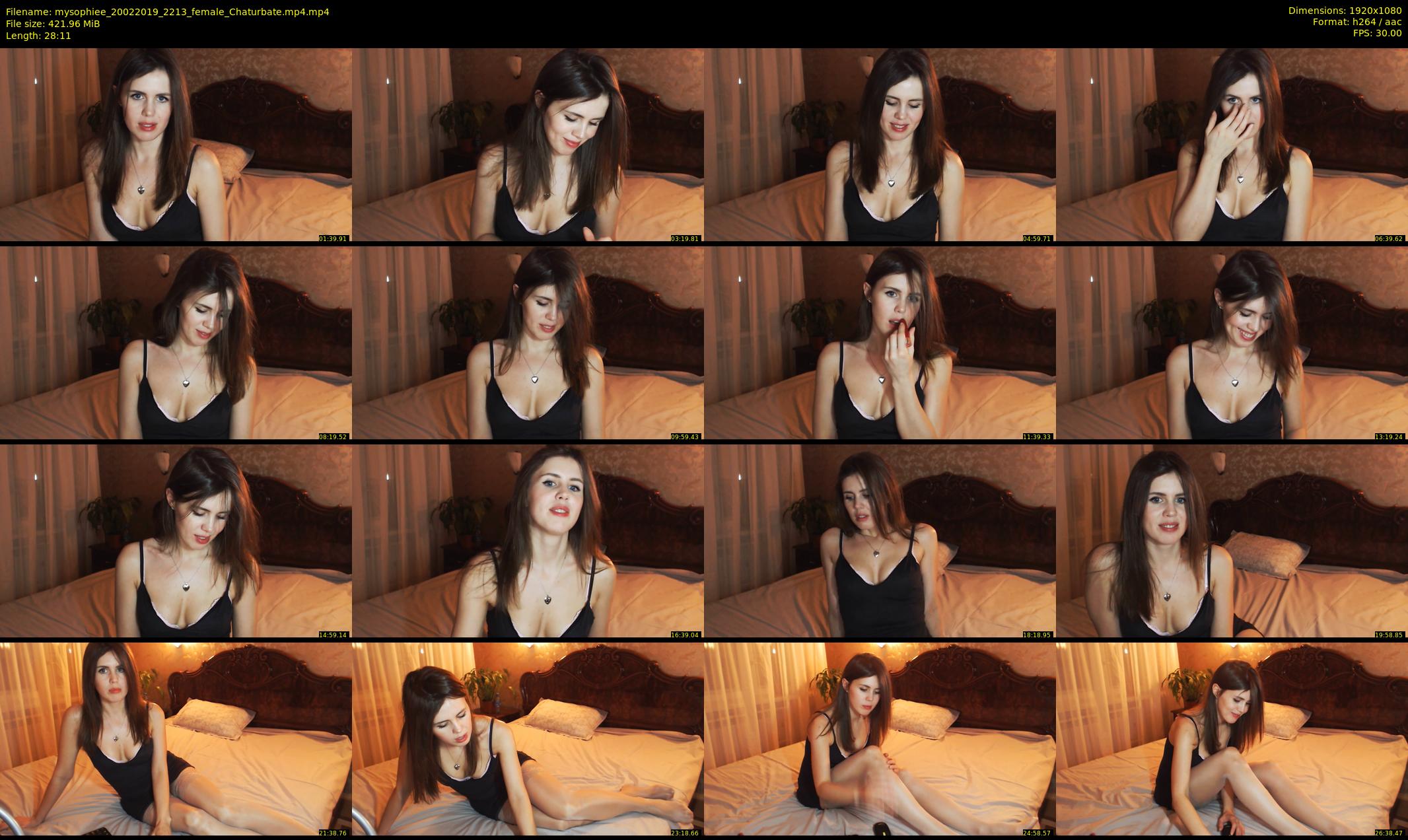mysophiee — 29 minute Chaturbate female cam show recording, 1080p, Feb 20, 2019