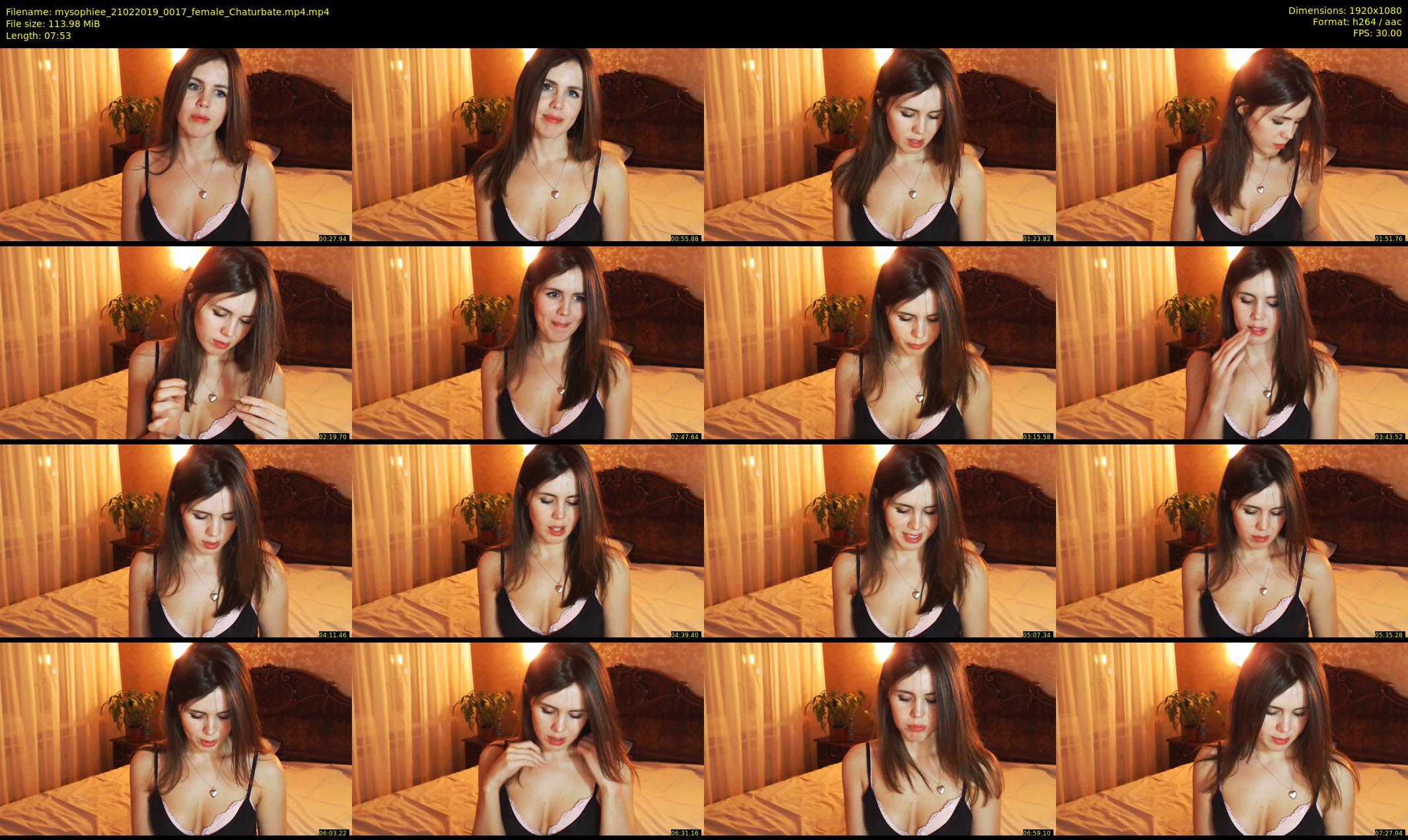 mysophiee — 8 minute Chaturbate female cam show recording, 1080p, Feb 21, 2019