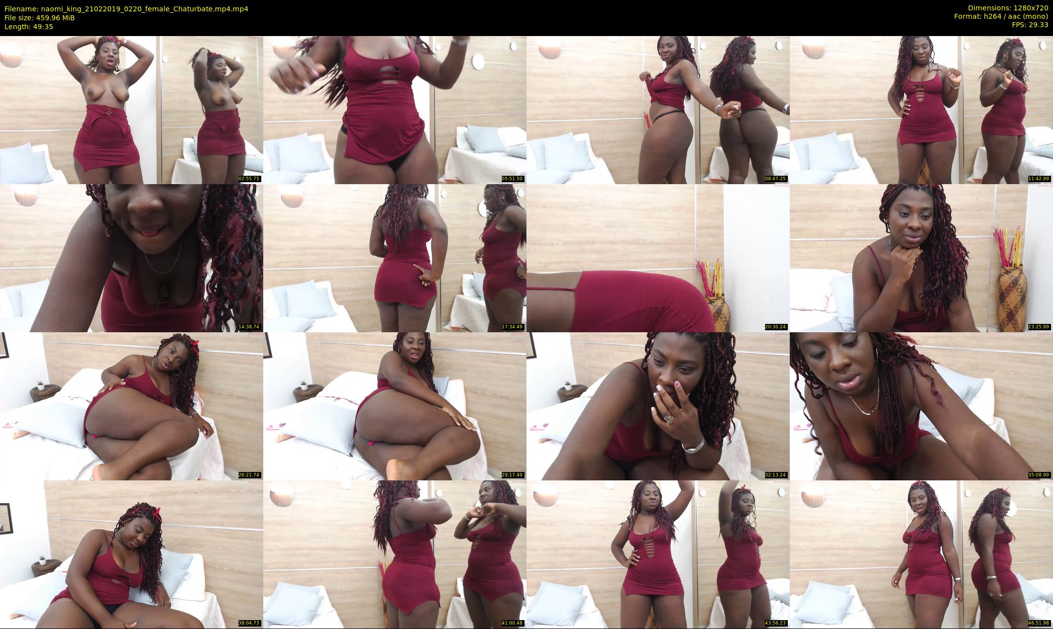 naomi_king — 50 minute Chaturbate female cam show recording, 720p, Feb 21, 2019