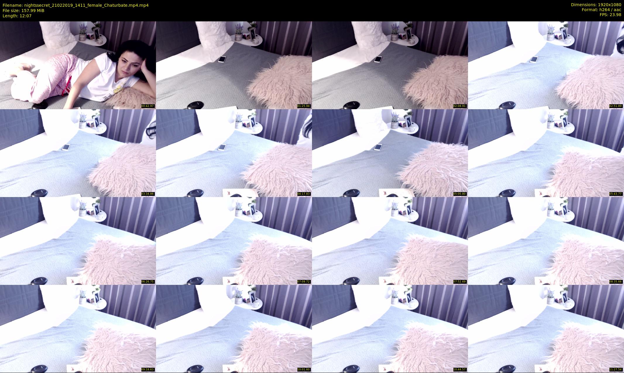 nightssecret — 13 minute Chaturbate female cam show recording, 1080p, Feb 21, 2019