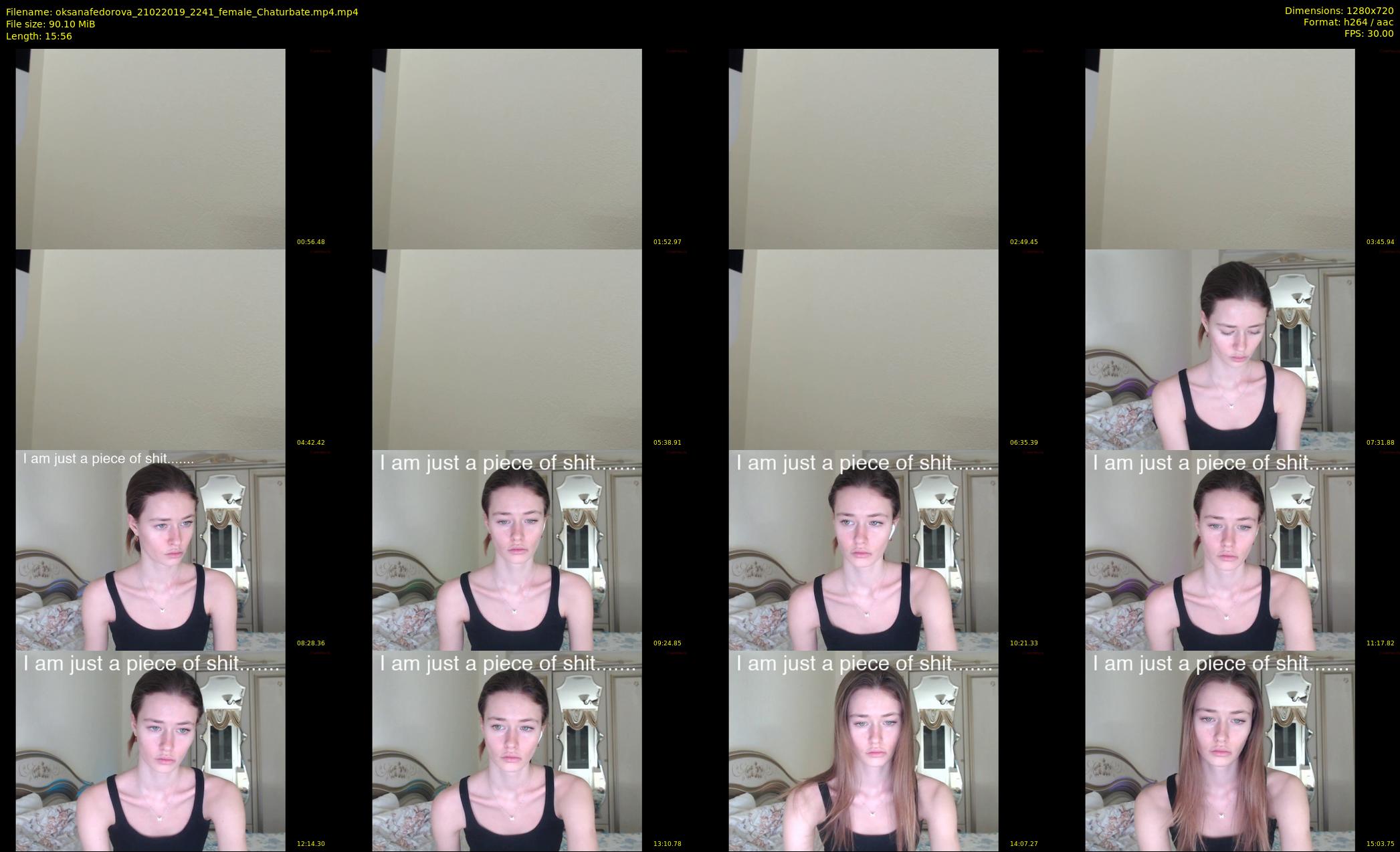 oksanafedorova — 16 minute Chaturbate female cam show recording, 720p, Feb 21, 2019