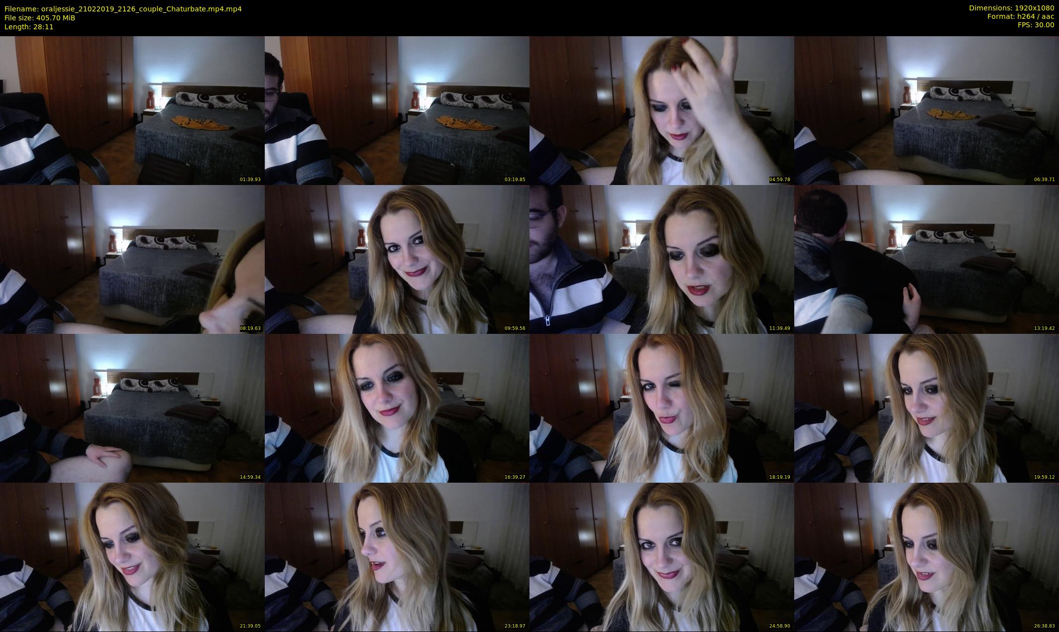 oraljessie — 29 minute Chaturbate couple cam show recording, 1080p, Feb 21, 2019