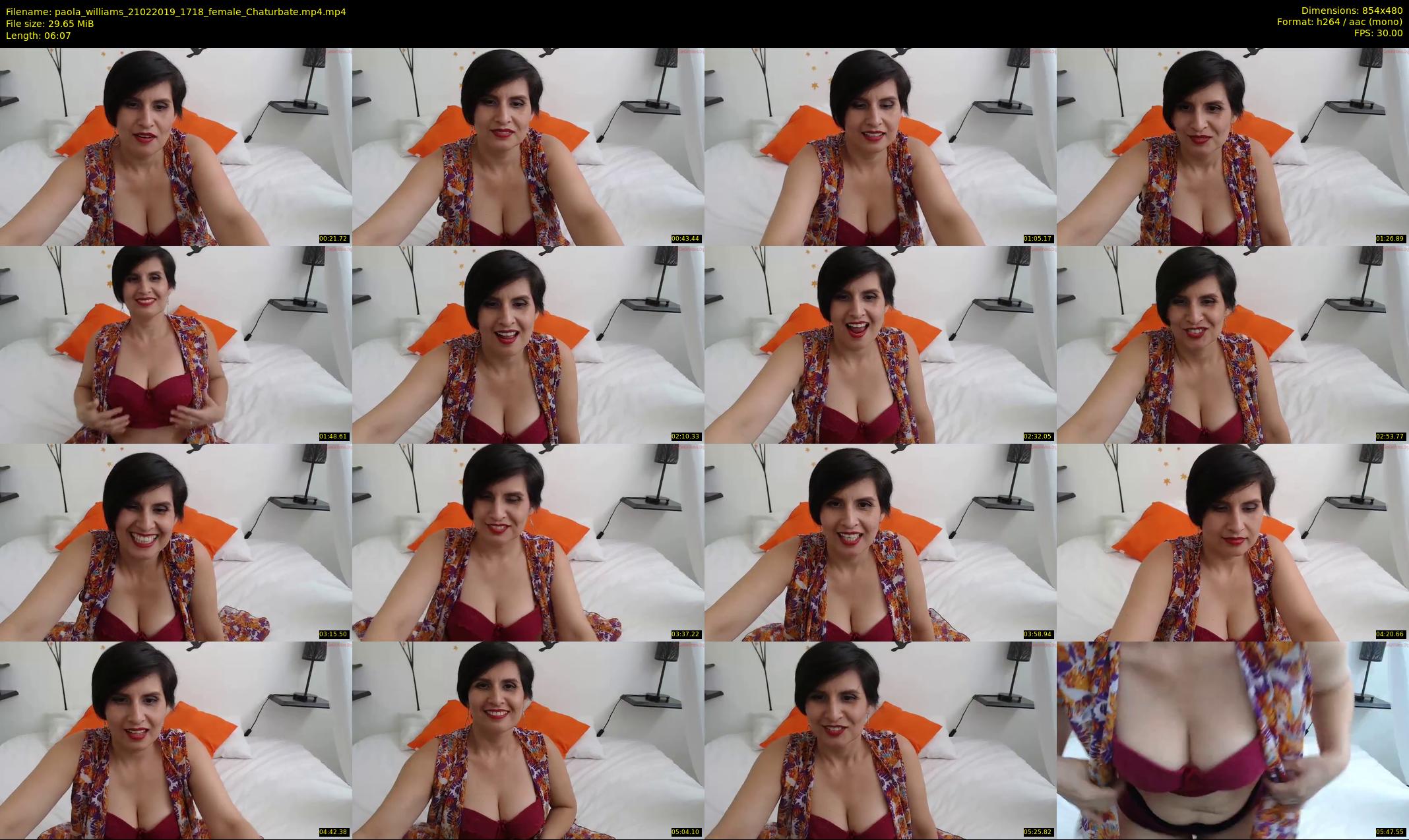 paola_williams — 7 minute Chaturbate female cam show recording, 480p, Feb 21, 2019