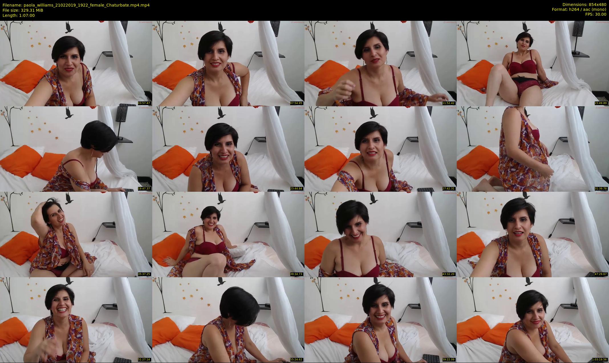 paola_williams — 67 minute Chaturbate female cam show recording, 480p, Feb 21, 2019