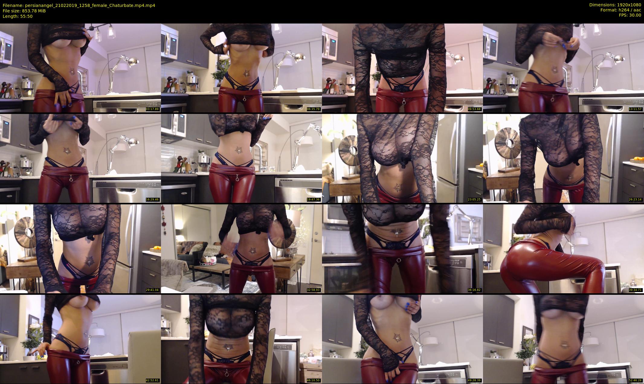 persianangel — 56 minute Chaturbate female cam show recording, 1080p, Feb 21, 2019