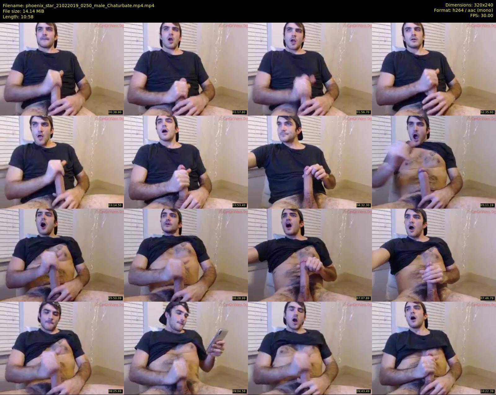 phoenix_star — 11 minute Chaturbate male cam show recording, SD, Feb 21, 2019