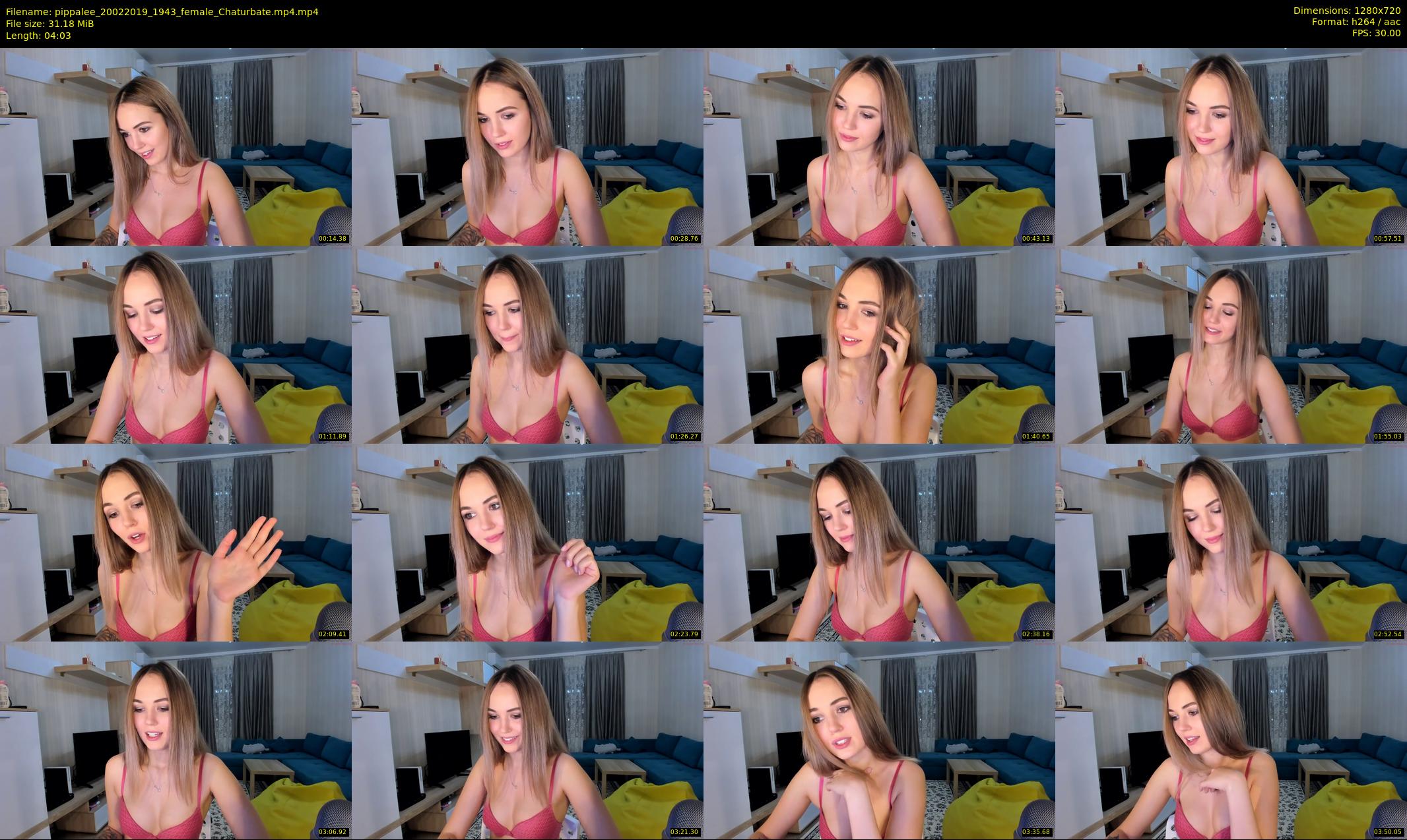 pippalee — 5 minute Chaturbate female cam show recording, 720p, Feb 20, 2019