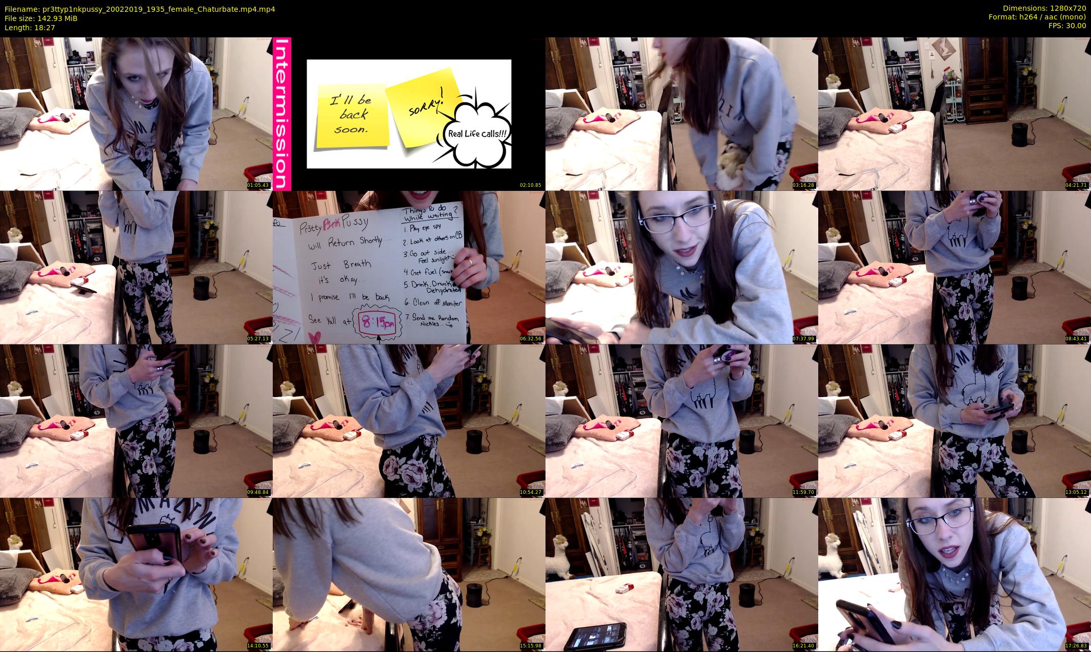pr3ttyp1nkpussy — 19 minute Chaturbate couple cam show recording, 720p, Feb 20, 2019