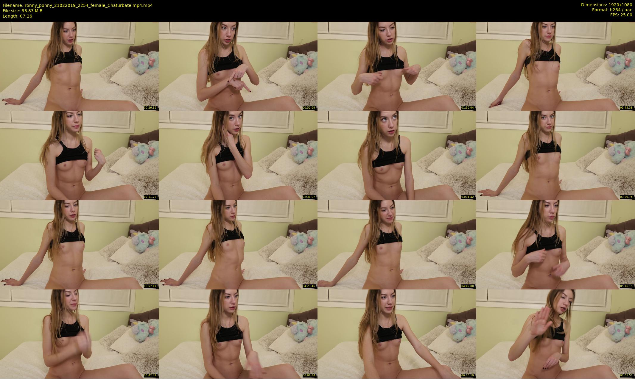 ronny_ponny — 8 minute Chaturbate female cam show recording, 1080p, Feb 21, 2019