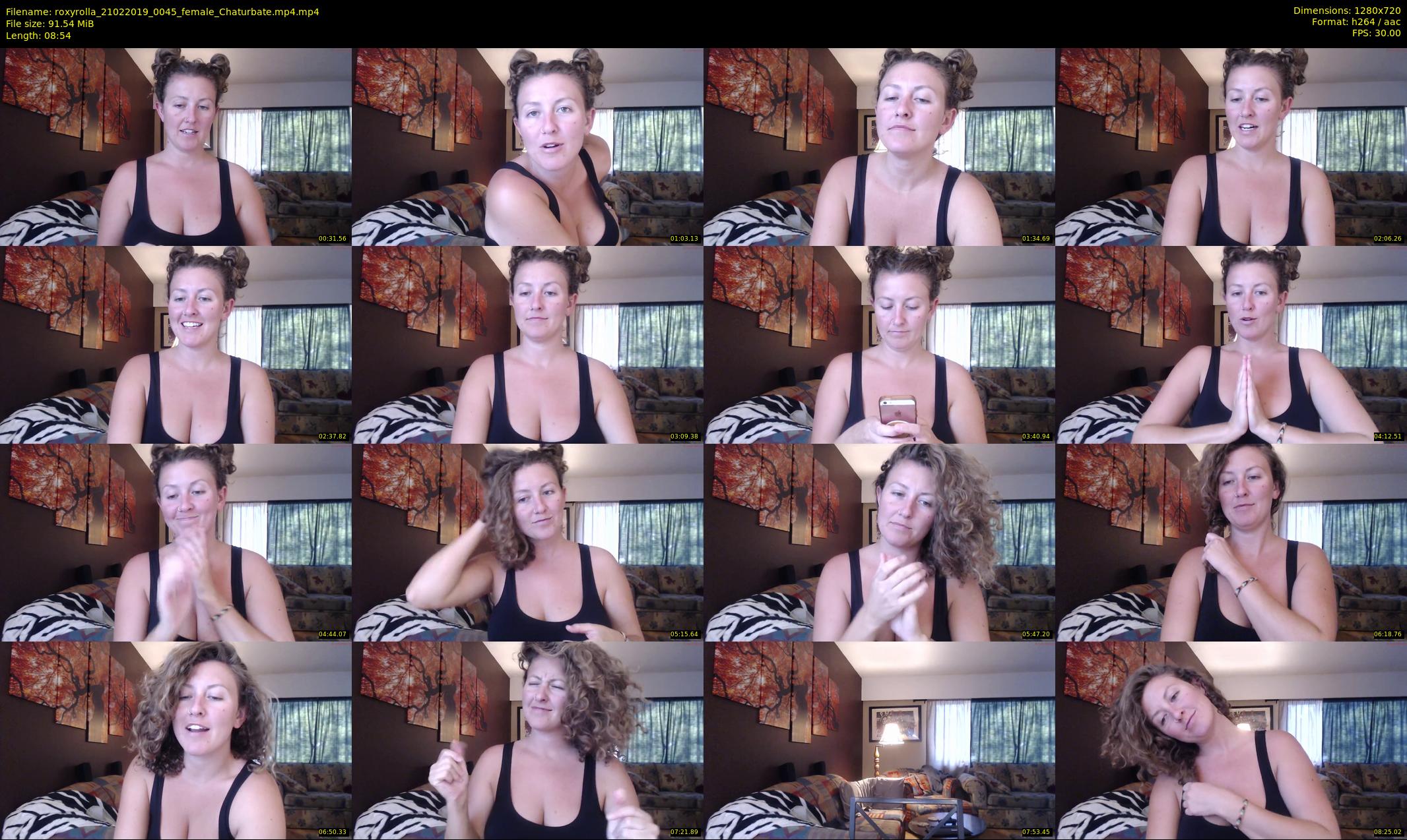roxyrolla — 9 minute Chaturbate female cam show recording, 720p, Feb 21, 2019
