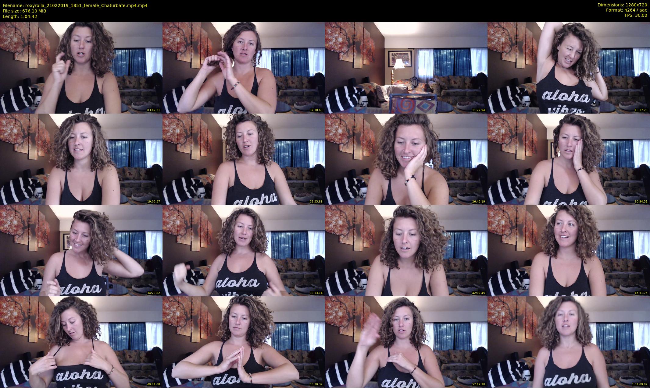 roxyrolla — 65 minute Chaturbate female cam show recording, 720p, Feb 21, 2019