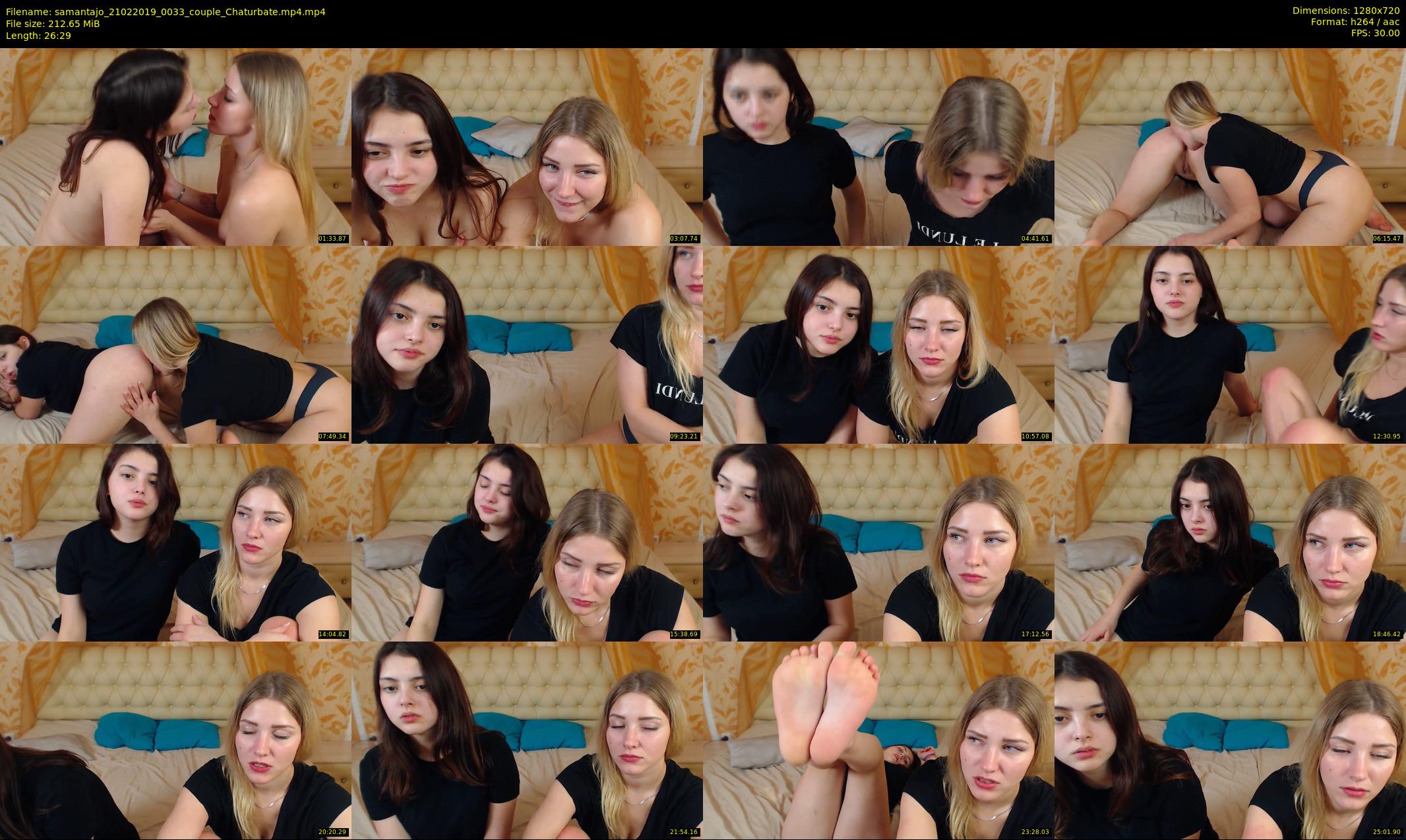 samantajo — 27 minute Chaturbate female cam show recording, 720p, Feb 21, 2019
