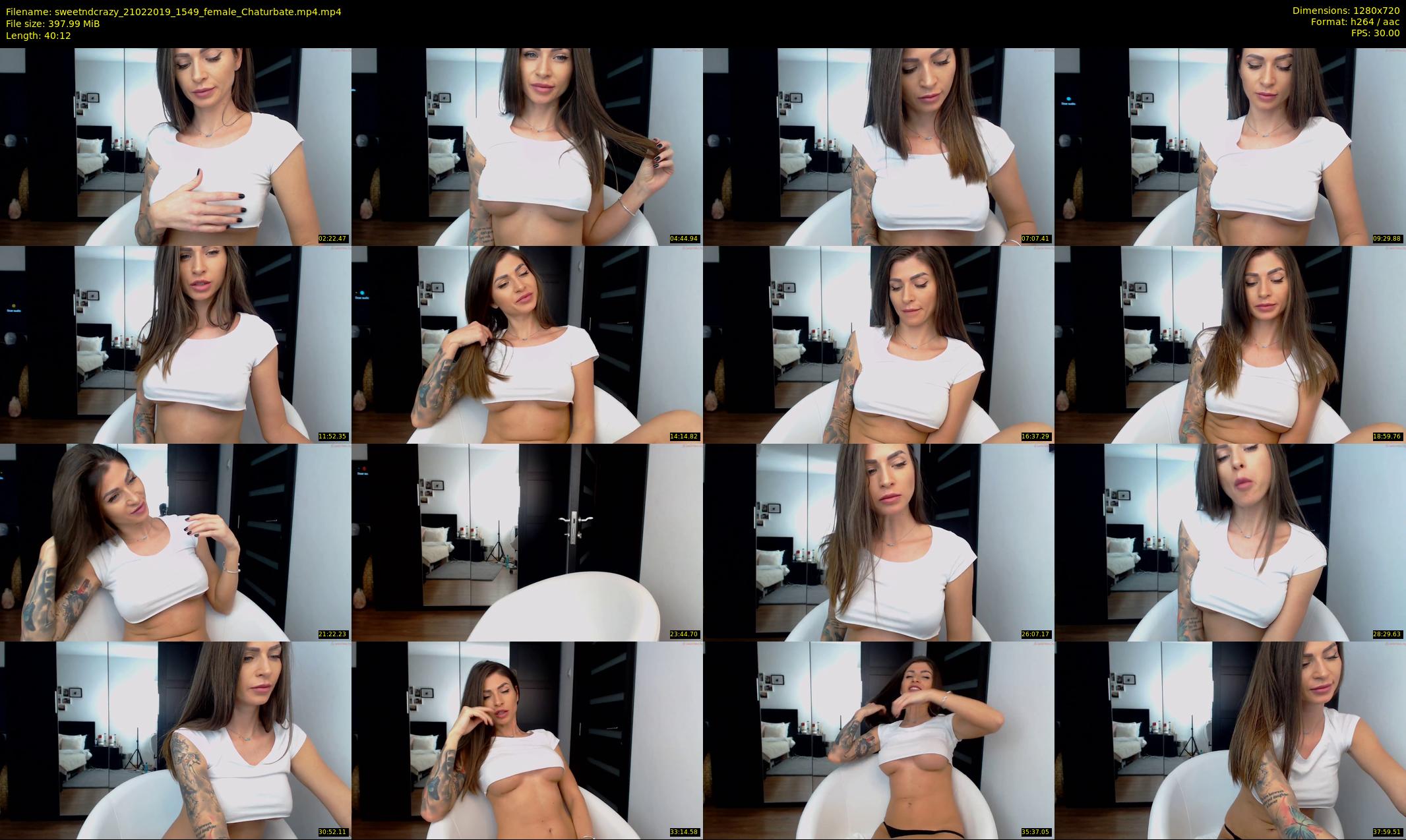 sweetndcrazy — 41 minute Chaturbate female cam show recording, 720p, Feb 21, 2019