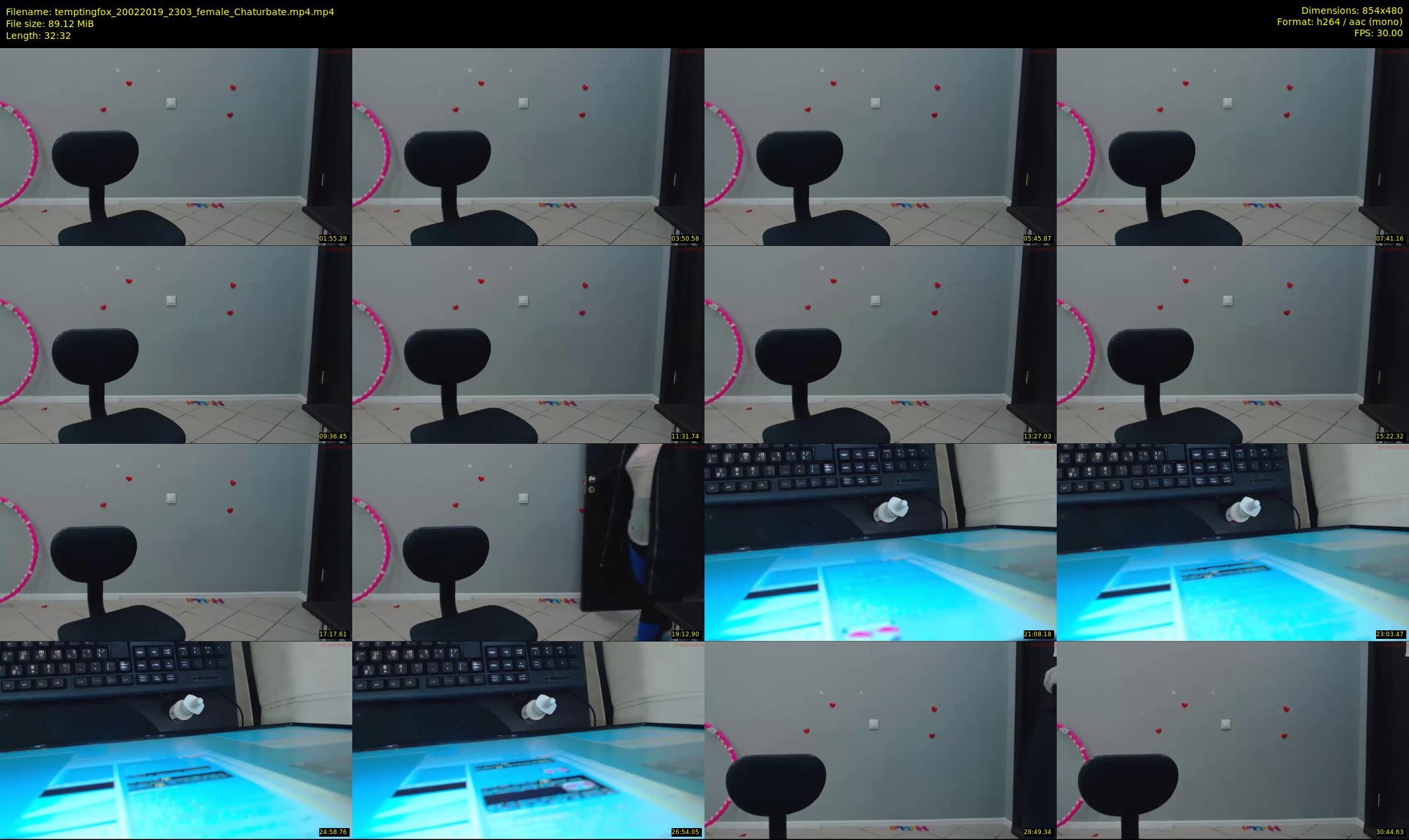 temptingfox — 33 minute Chaturbate female cam show recording, 480p, Feb 20, 2019
