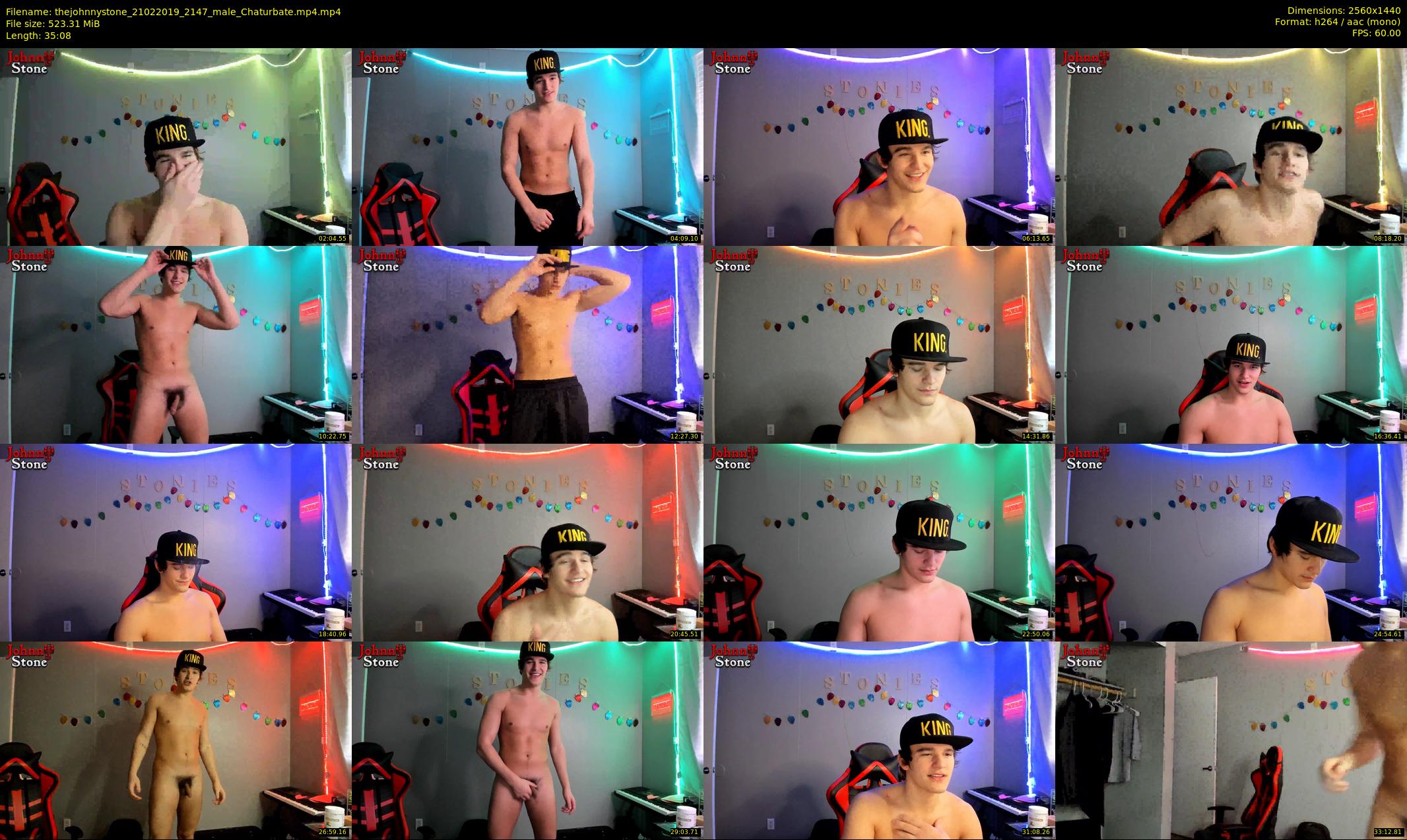 thejohnnystone — 36 minute Chaturbate male cam show recording, 1080p, Feb 21, 2019