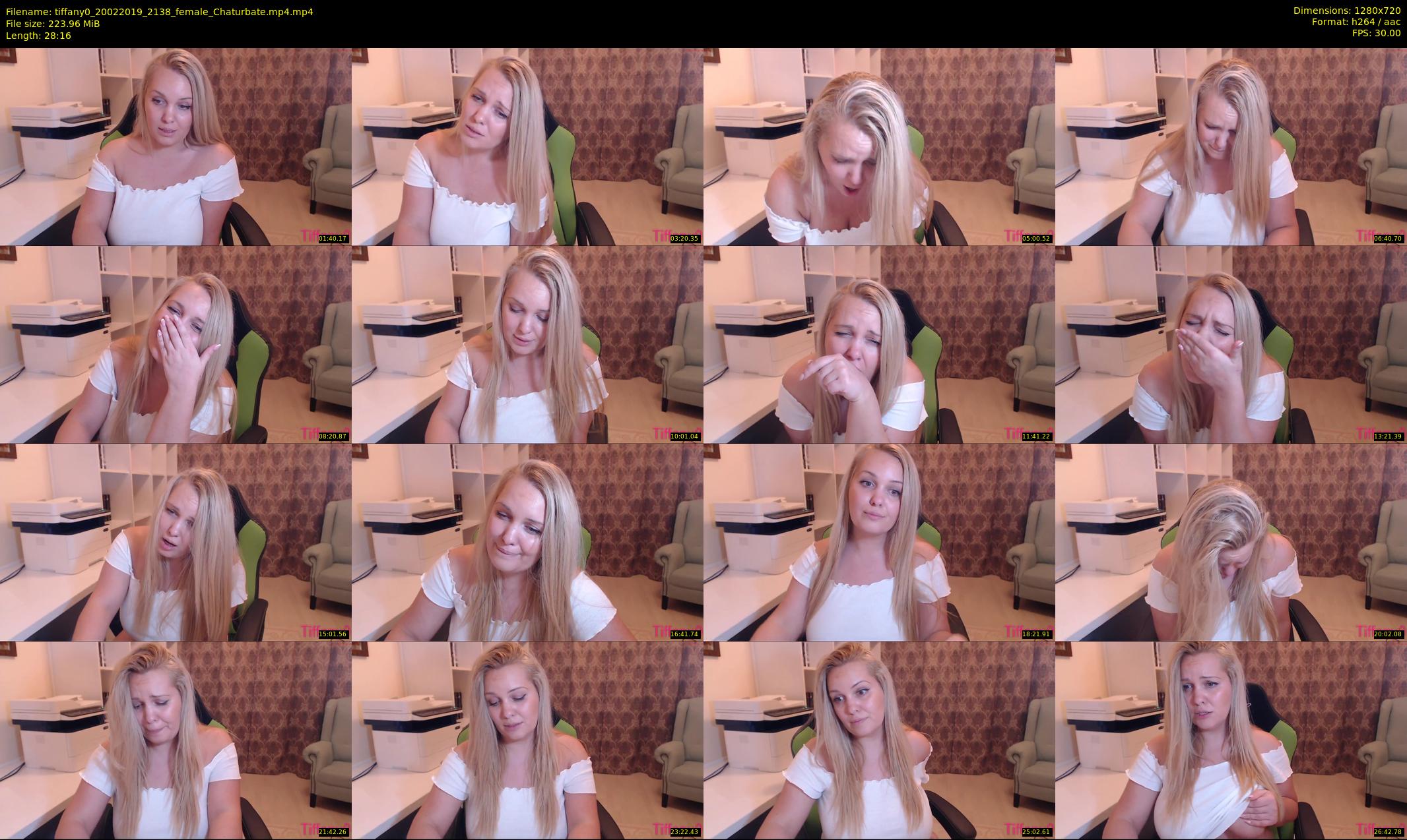 tiffany0 — 29 minute Chaturbate female cam show recording, 720p, Feb 20, 2019