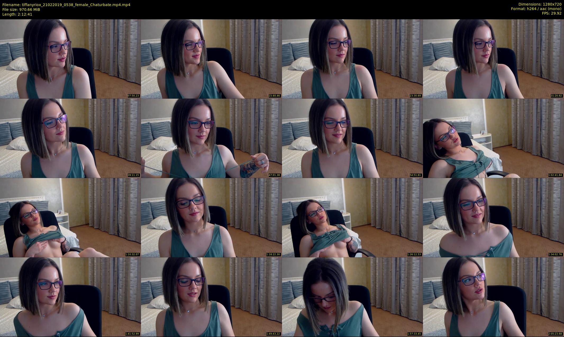 tiffanyriox — 133 minute Chaturbate female cam show recording, 720p, Feb 21, 2019