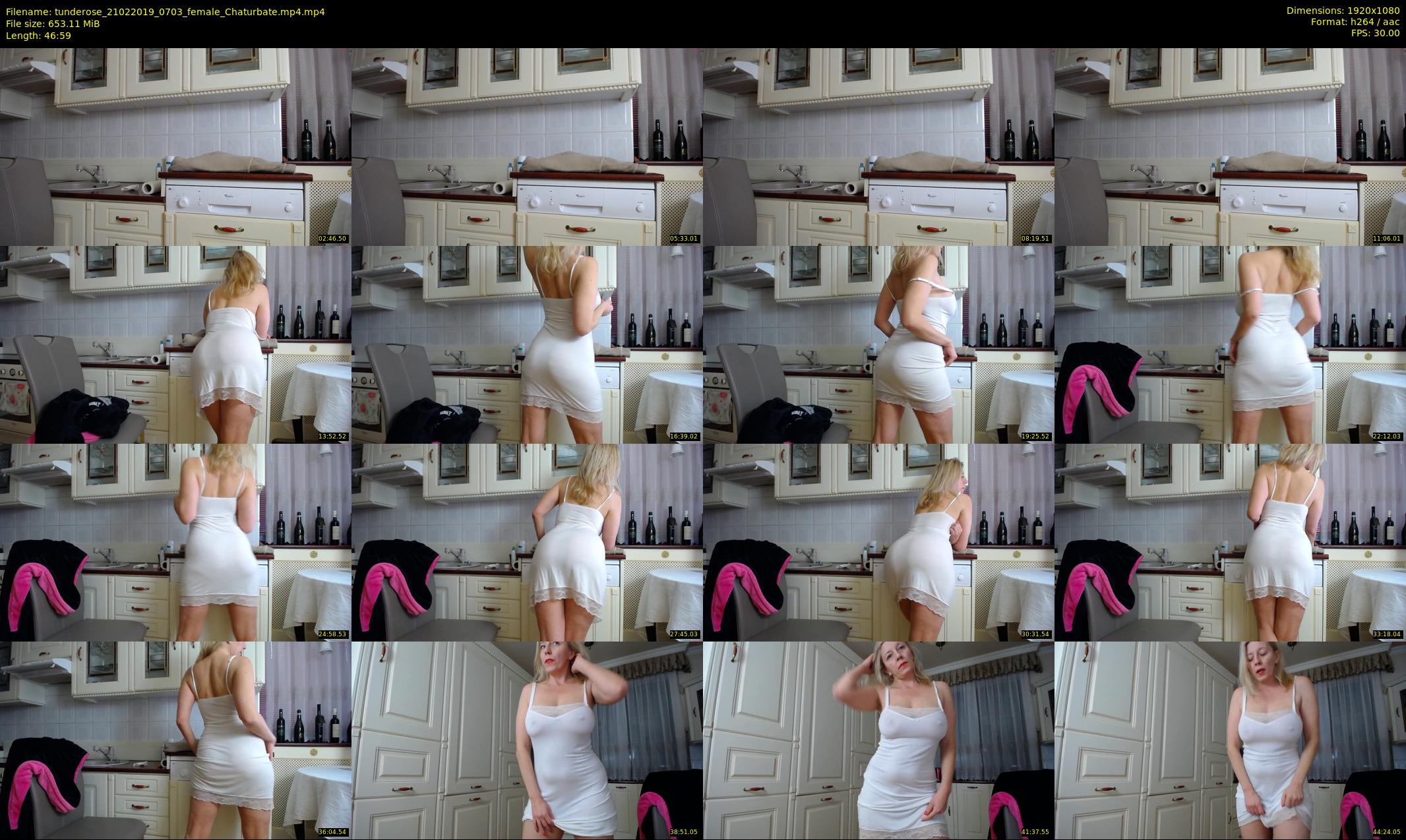 tunderose — 47 minute Chaturbate female cam show recording, 1080p, Feb 21, 2019