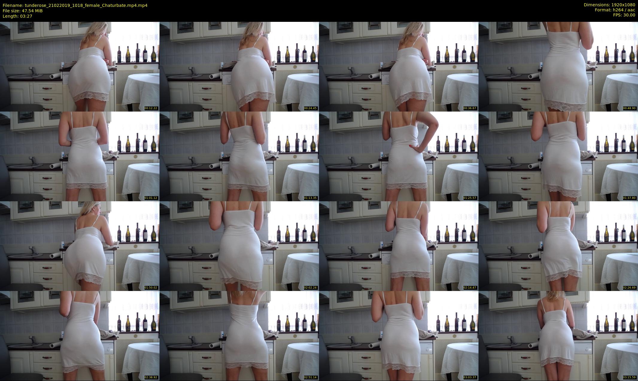 tunderose — 4 minute Chaturbate female cam show recording, 1080p, Feb 21, 2019
