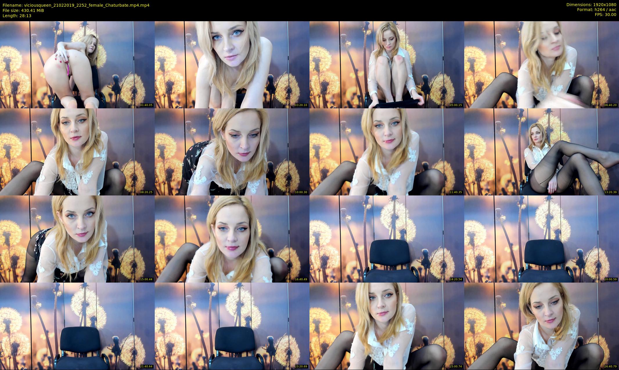 viciousqueen — 29 minute Chaturbate female cam show recording, 1080p, Feb 21, 2019
