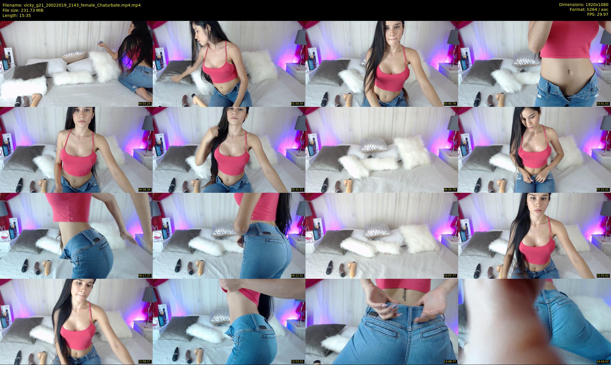 vicky_g21 — 16 minute Chaturbate female cam show recording, 1080p, Feb 20, 2019