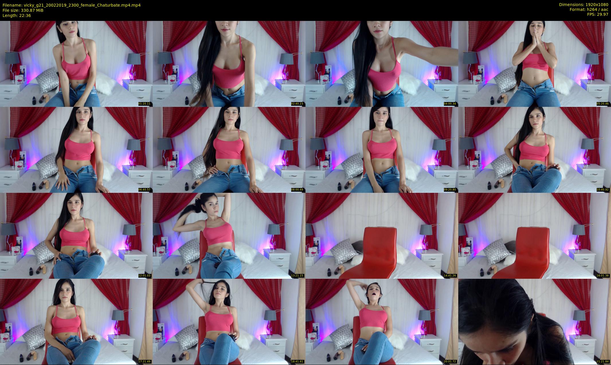 vicky_g21 — 23 minute Chaturbate female cam show recording, 1080p, Feb 20, 2019