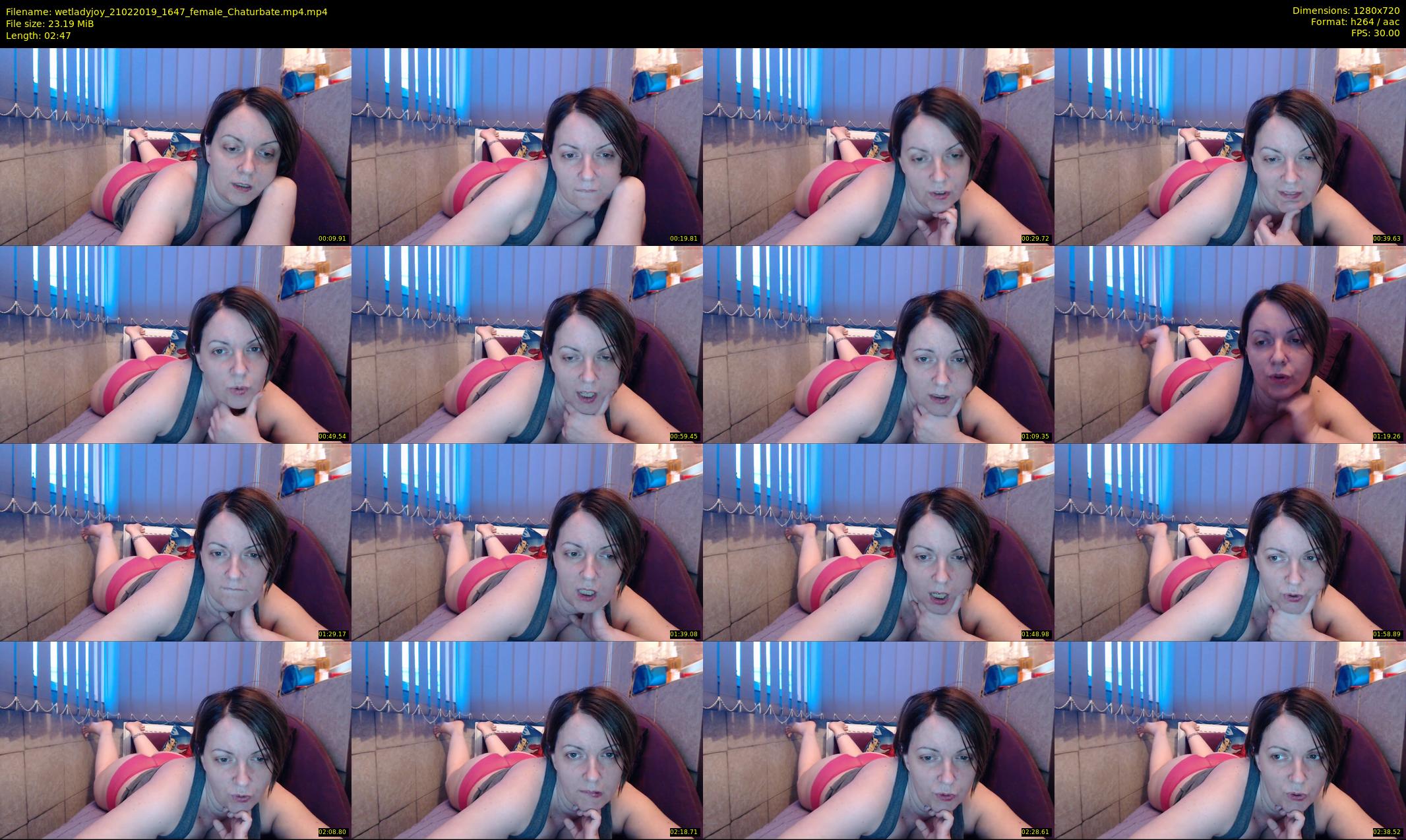 wetladyjoy — 3 minute Chaturbate female cam show recording, 720p, Feb 21, 2019