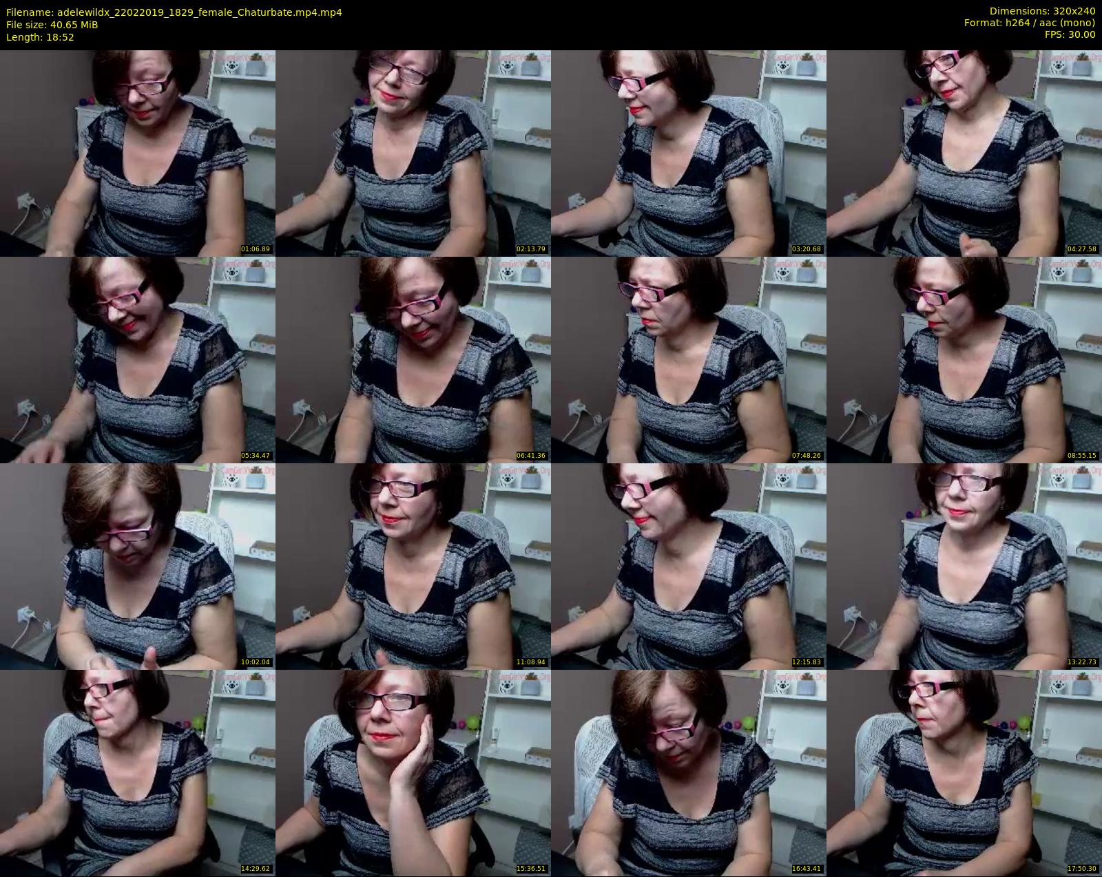 adelewildx — 19 minute Chaturbate female cam show recording, SD, Feb 22, 2019