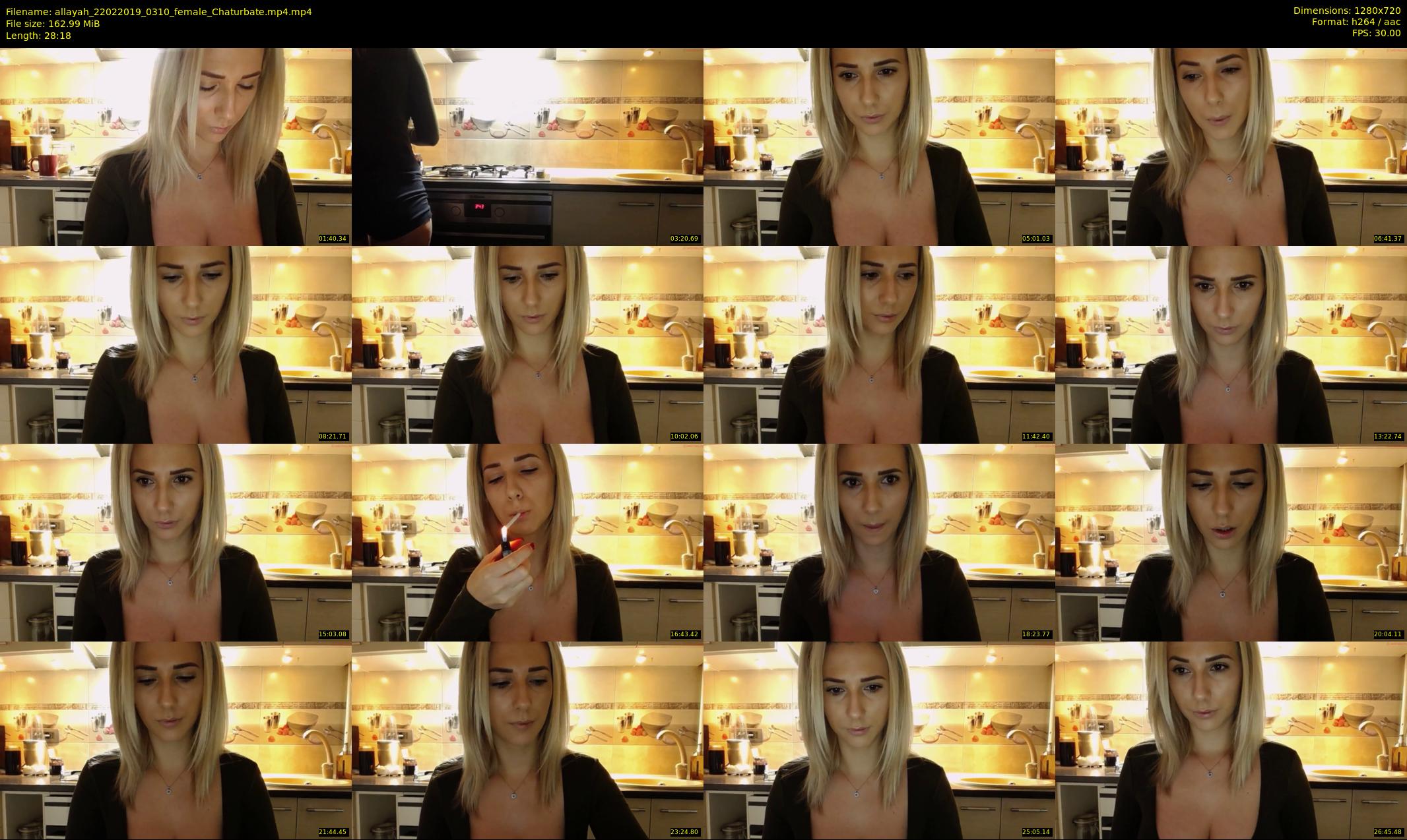 allayah — 29 minute Chaturbate female cam show recording, 720p, Feb 22, 2019
