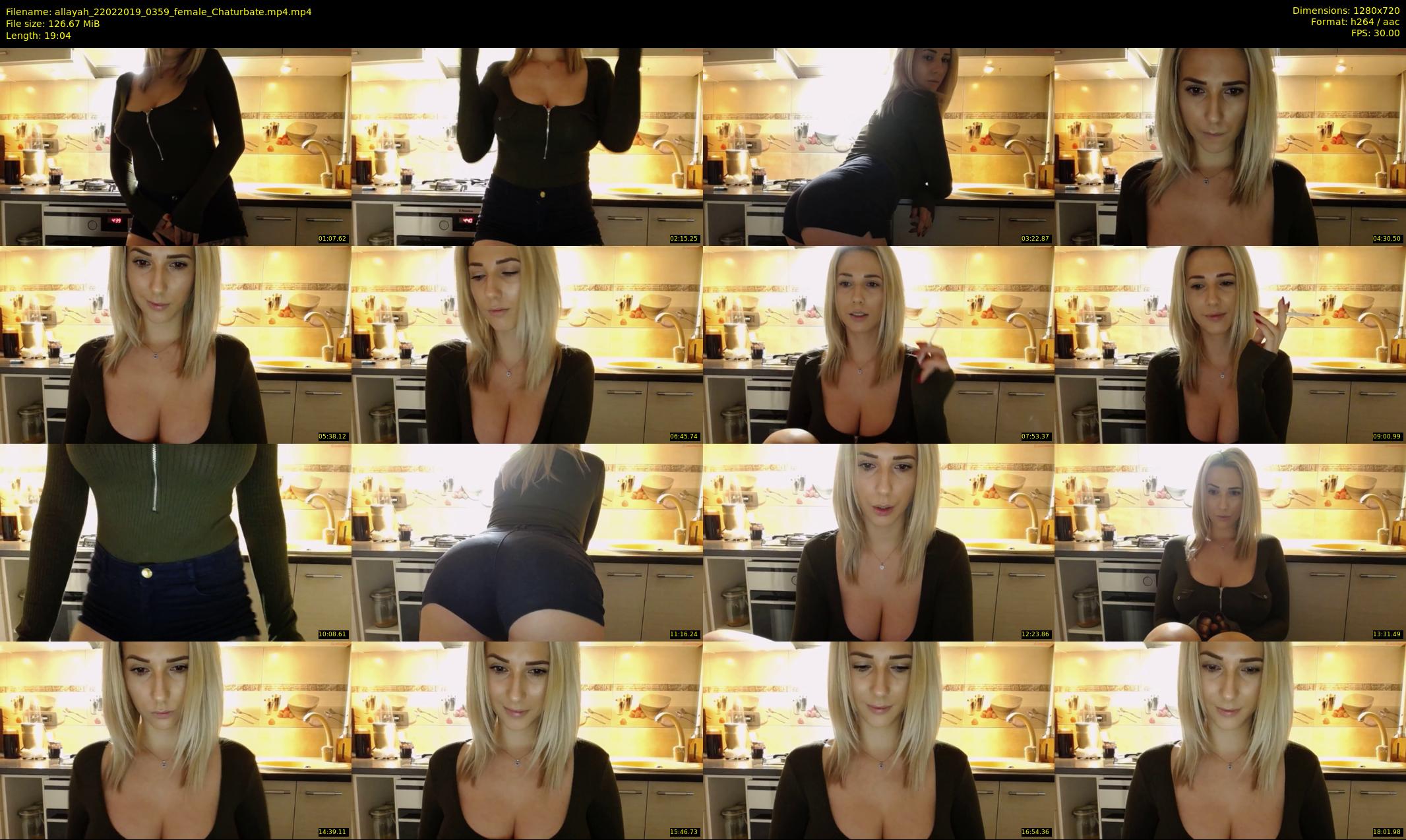 allayah — 20 minute Chaturbate female cam show recording, 720p, Feb 22, 2019