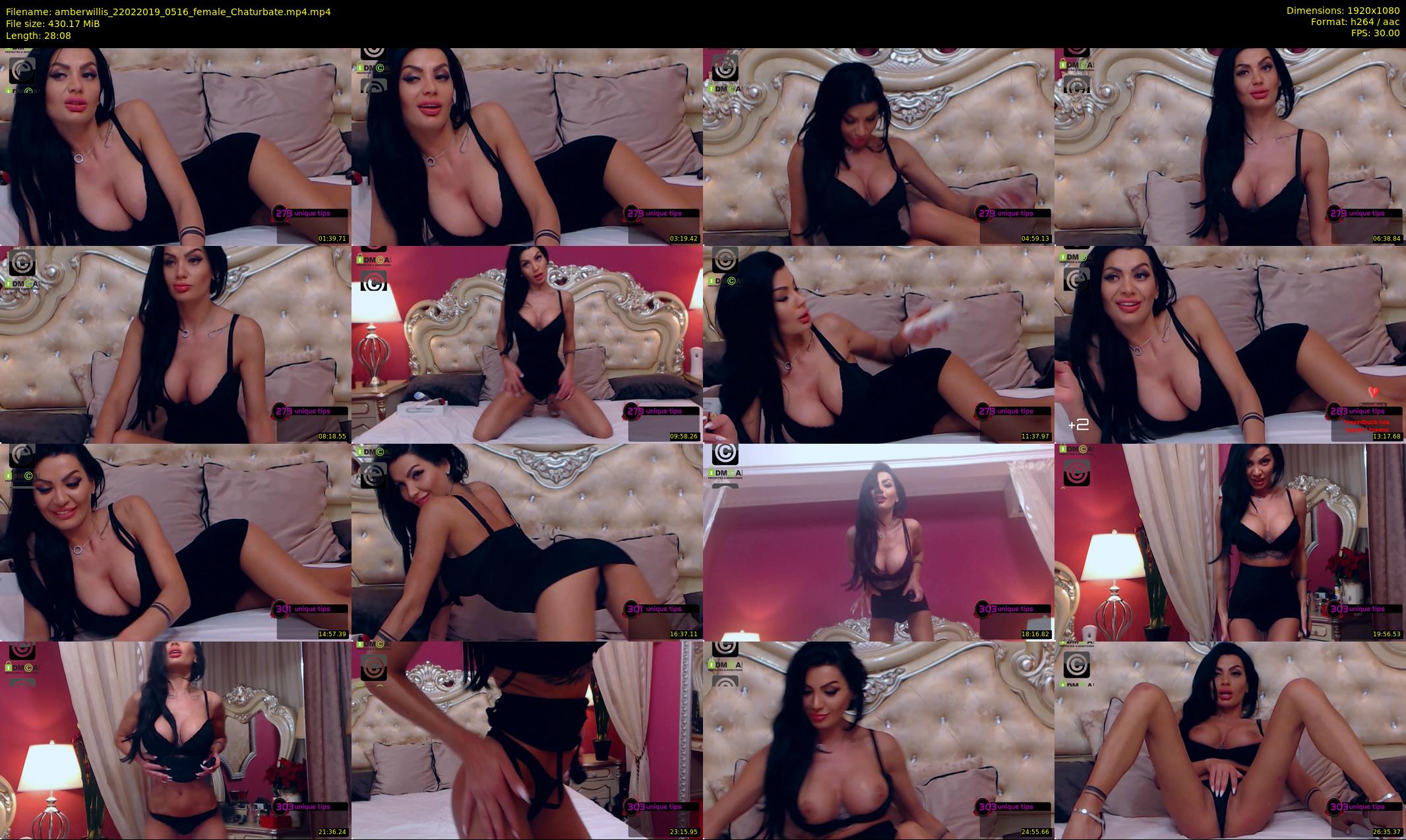 amberwillis — 29 minute Chaturbate female cam show recording, 1080p, Feb 22, 2019