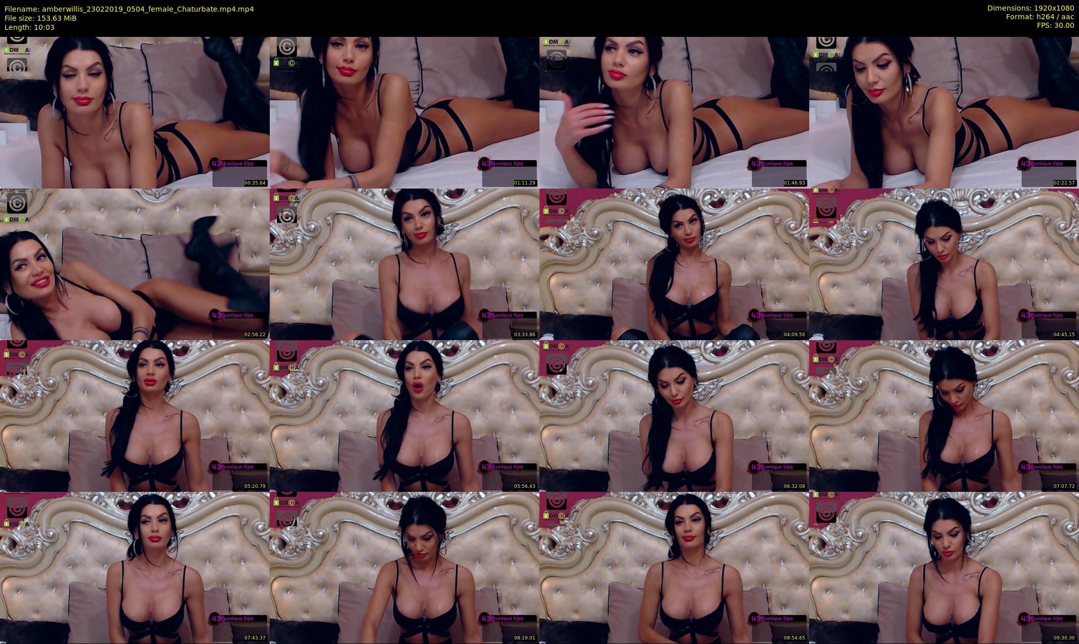 amberwillis — 11 minute Chaturbate female cam show recording, 1080p, Feb 23, 2019